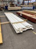 Paket Ytterpanel Dubbelfas Fals 22x120mm 4,50m – 53 st Vit