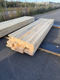 Paket Ohyvlade Reglar 47x150mm (3,30–3,60m) 49st Fuktskadat