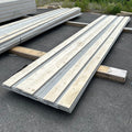 Paket Dubbelfas Halvspont Ändspont 22x145mm 4,80m 19st Grundmålad