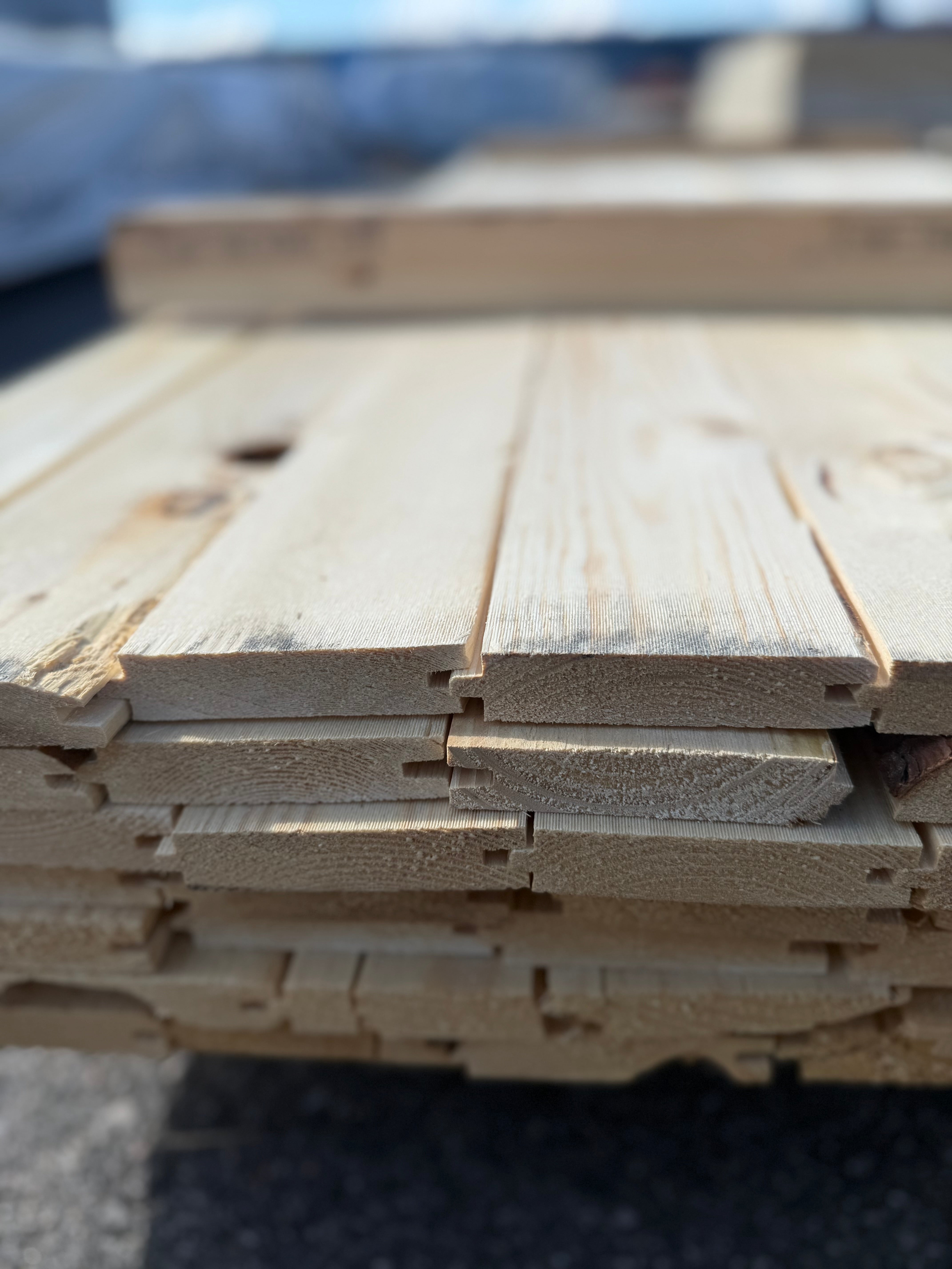 Paket Råspont 20x100mm 77st 3.60–4.20m – Andra sortering