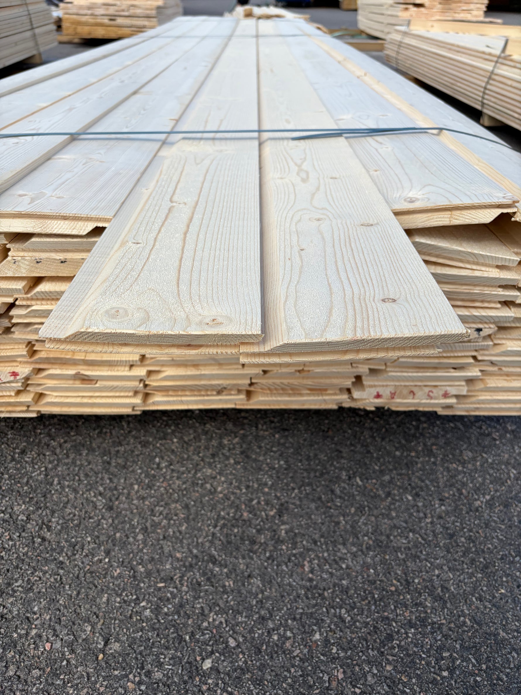Paket Enkelfas Fals Ändspont 22x145mm, 96st 4,80m (Andra sortering)