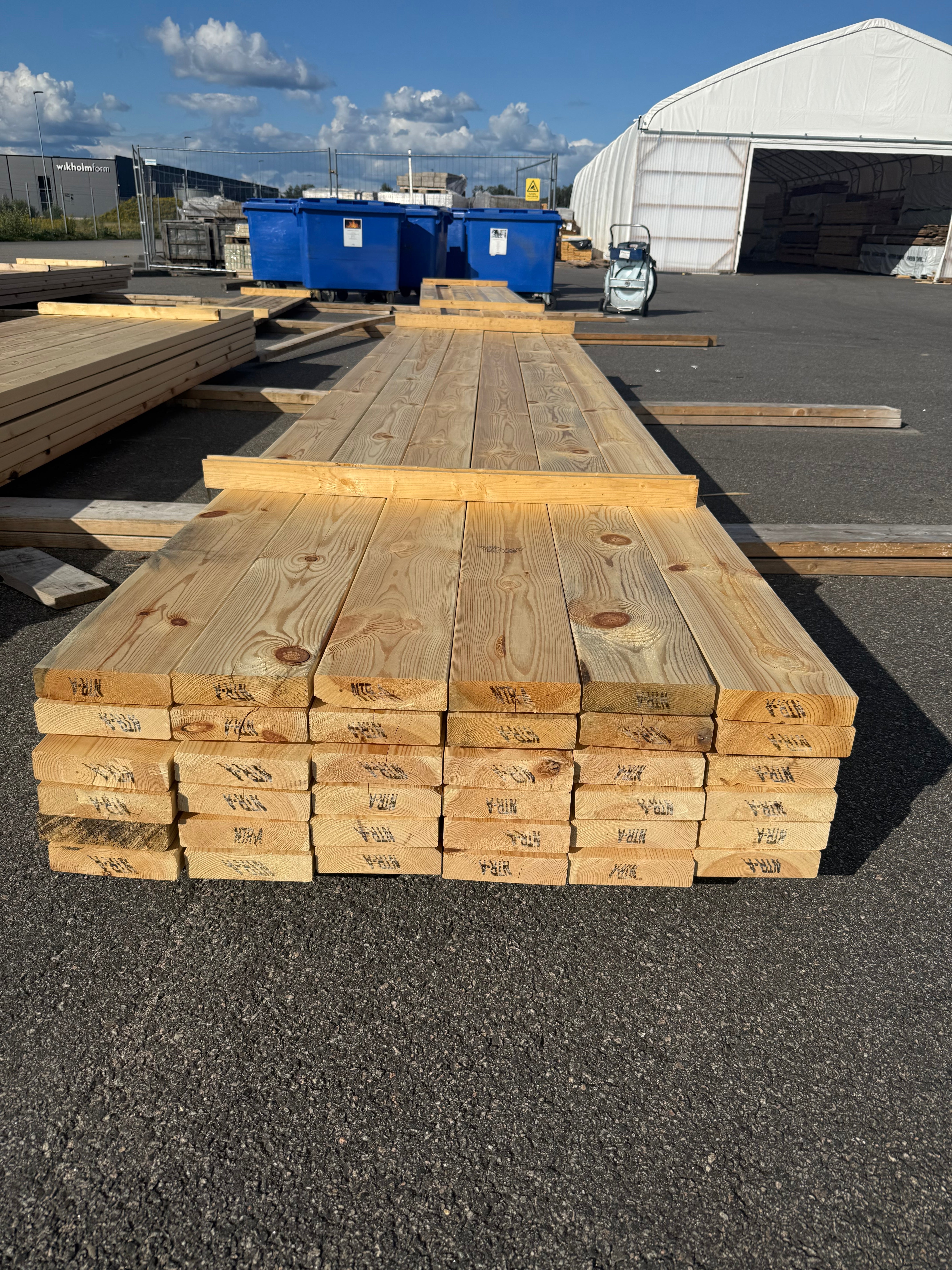 Paket Reglar 45x170mm 5.10m 36st Furu