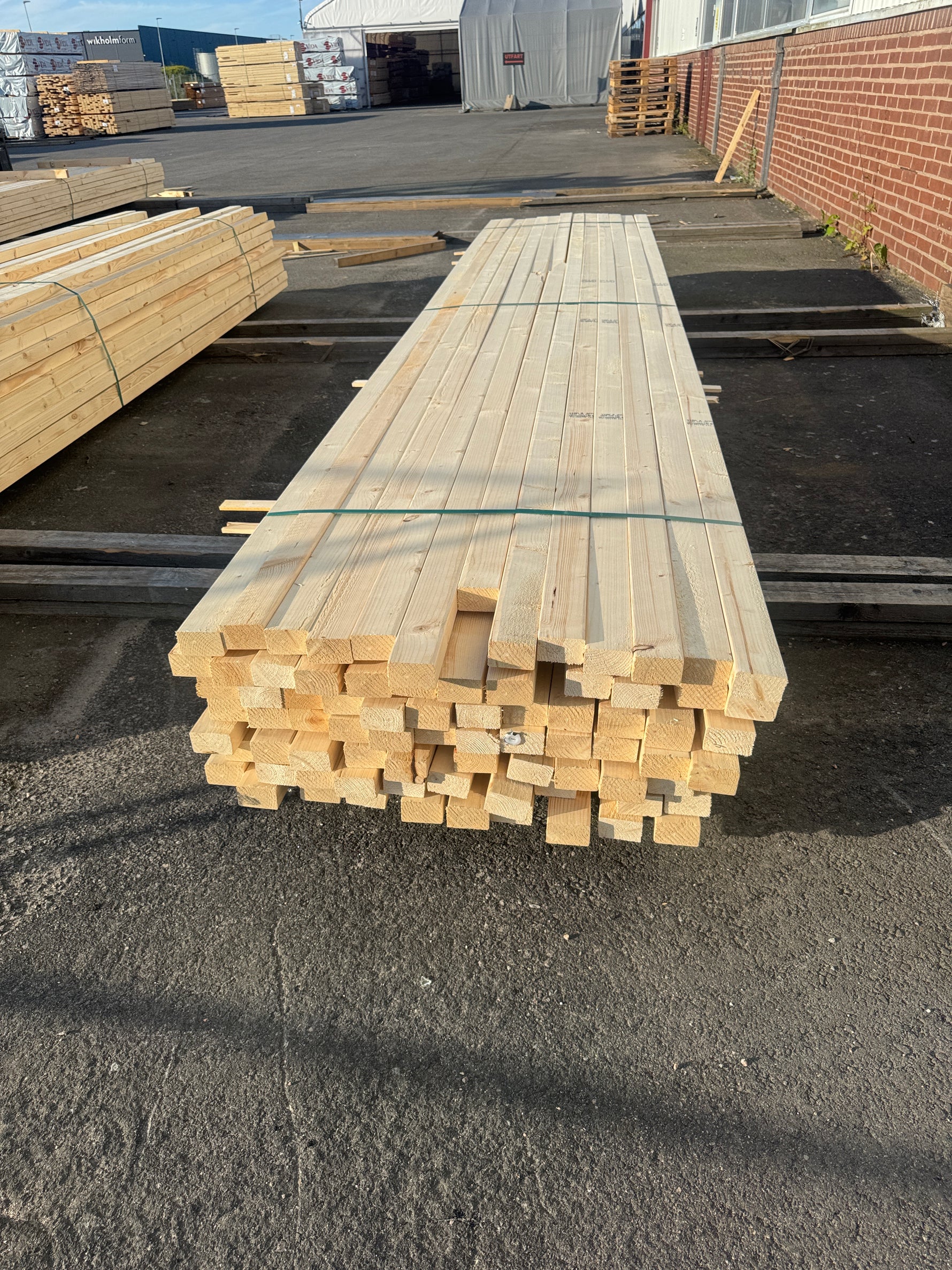 Paket Reglar 45x70mm 4,80m 70st Utsorterat