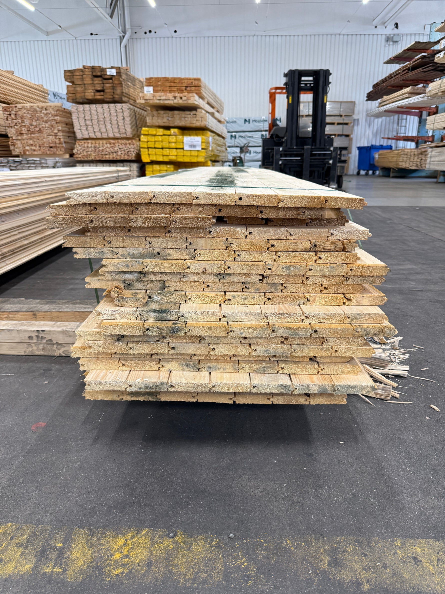 Parti Råspontluckor 20x540x3600mm 20st (Mögelskadat)