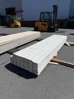 Paket Ytterpanel Enkelfas Halvspont 22x145mm, 100st 3.60m Grundmålad