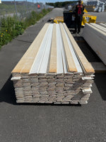 Paket Ytterpanel Enkelfas Halvspont 22x120mm, 221st 4.50m Grundmålad