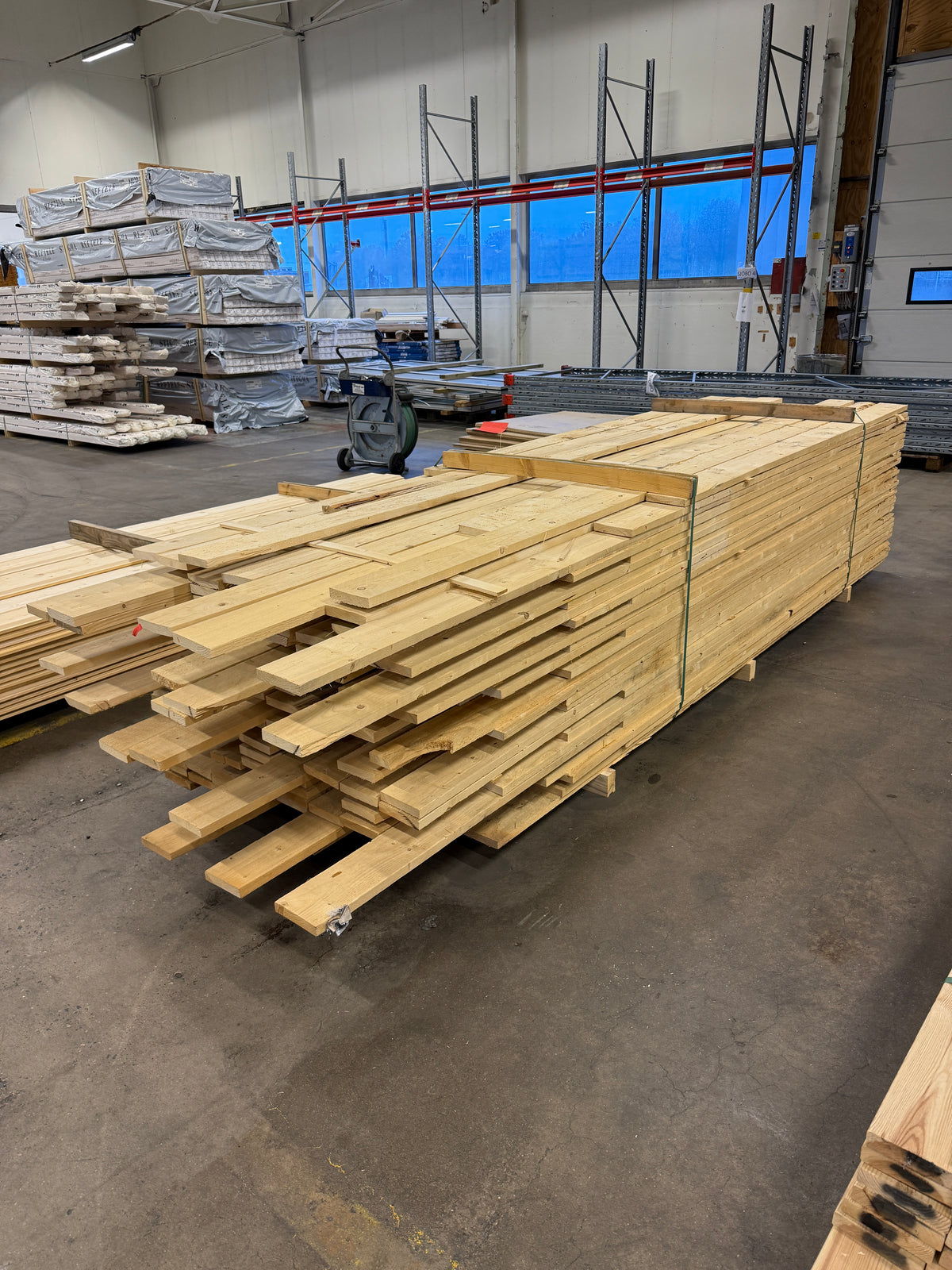 Paket Råsågade Brädor 22×125 mm – (2,40–3,60 m) – 246 st