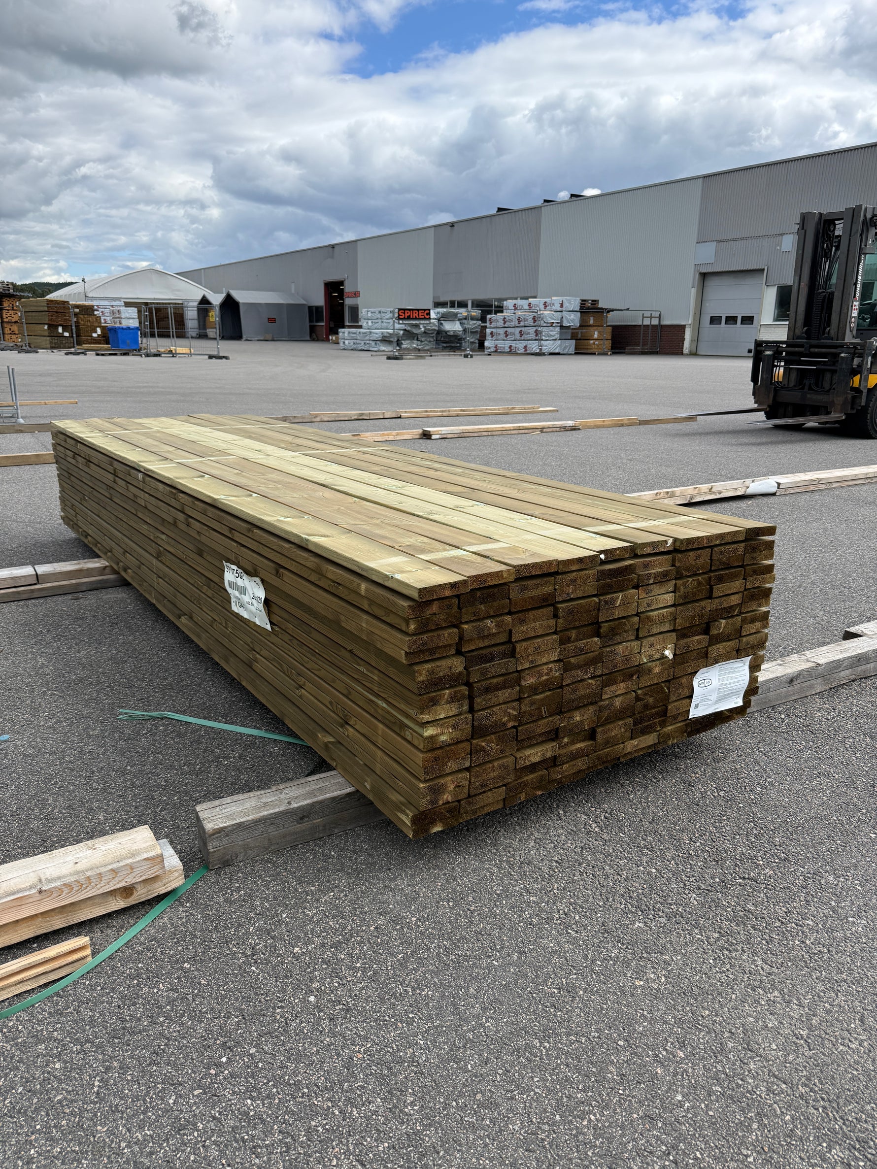 Paket Tryckimpregnerad Trall 28×120 mm, 153 st 3,60 m (G4-3)