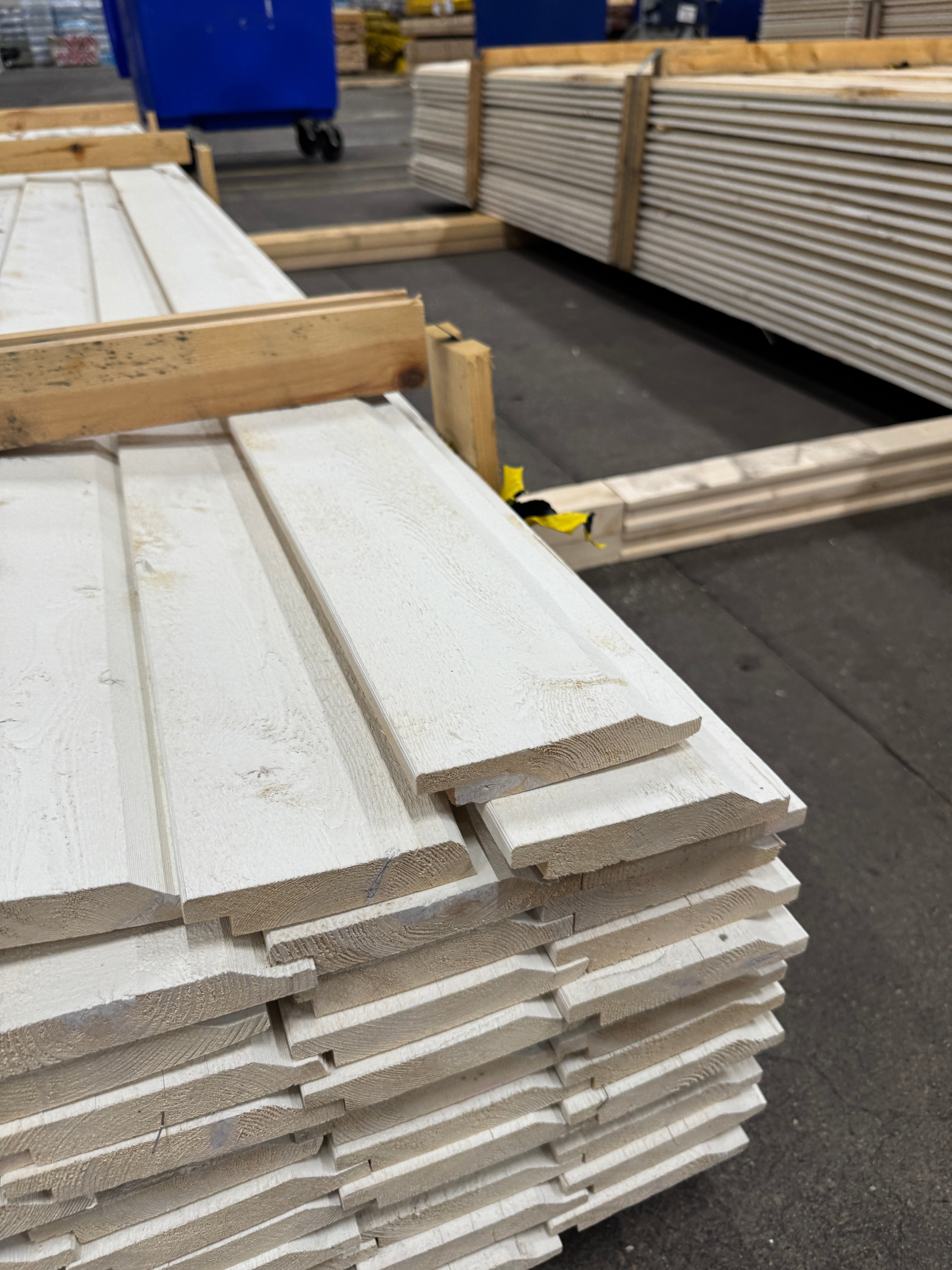 Paket Ytterpanel 22x120mm Vit – 111 st 4,20 m
