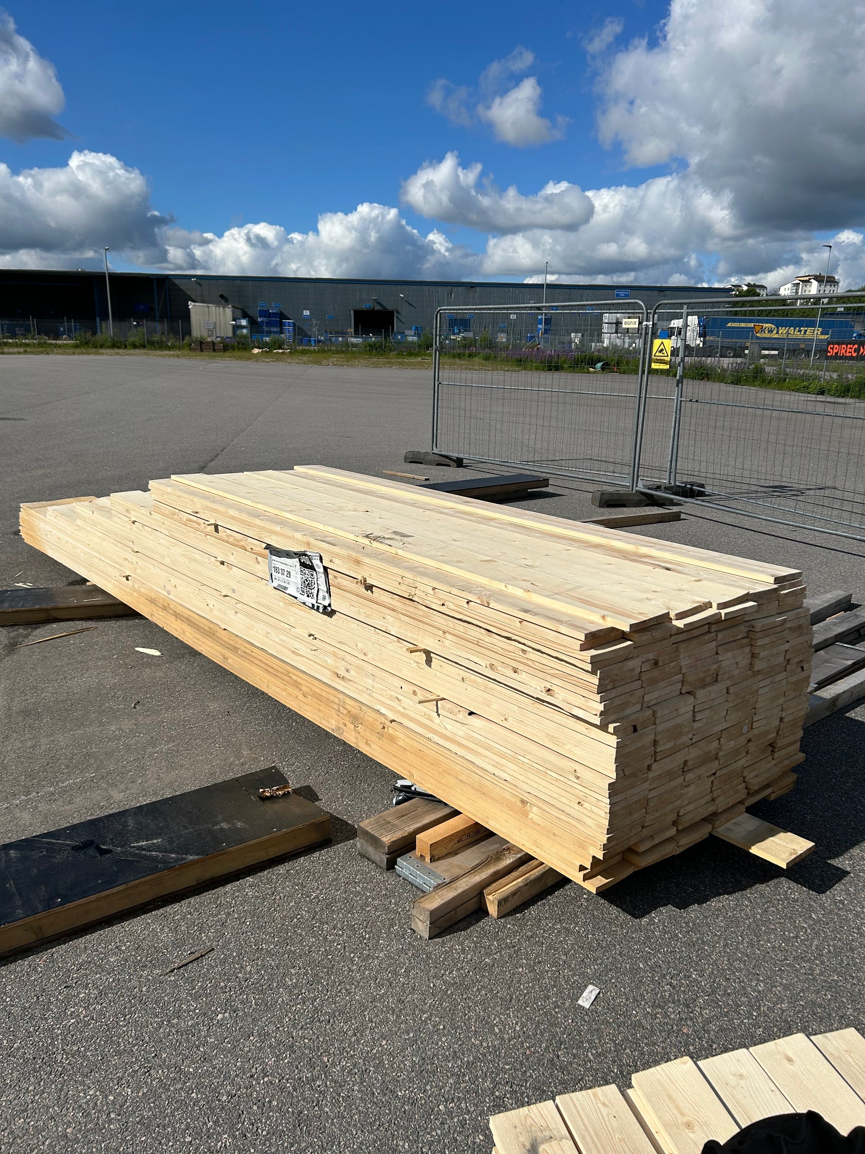 Paket Finsågade Brädor 22x170mm, 200st 3,00–5,40m (Andra sortering)