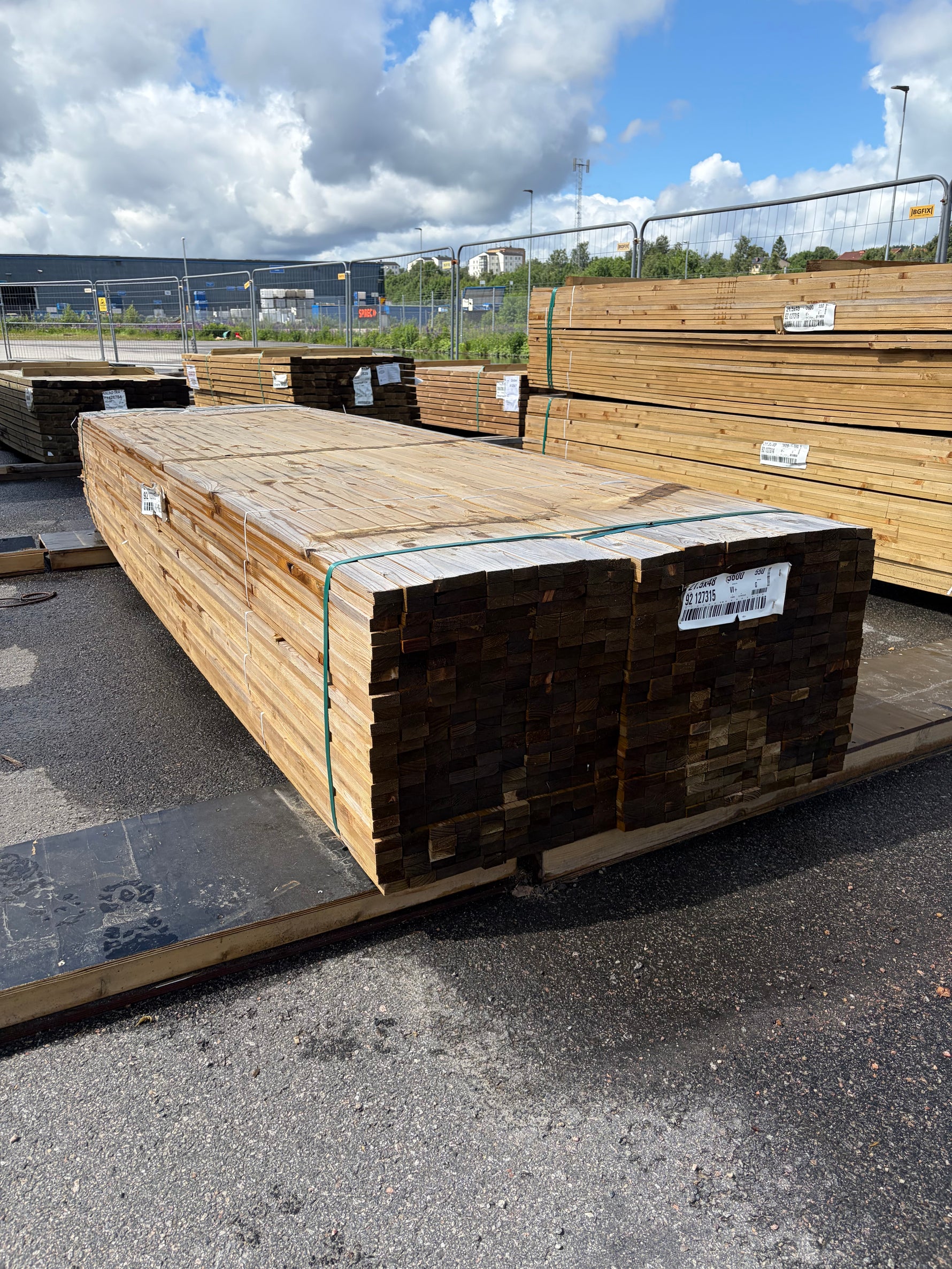 Paket Tryckimpregnerad Läkt 21,5x48mm, 550st 3,60m