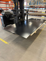 Slätplåt 1230x2500mm- Svart 0,5mm - Spirec