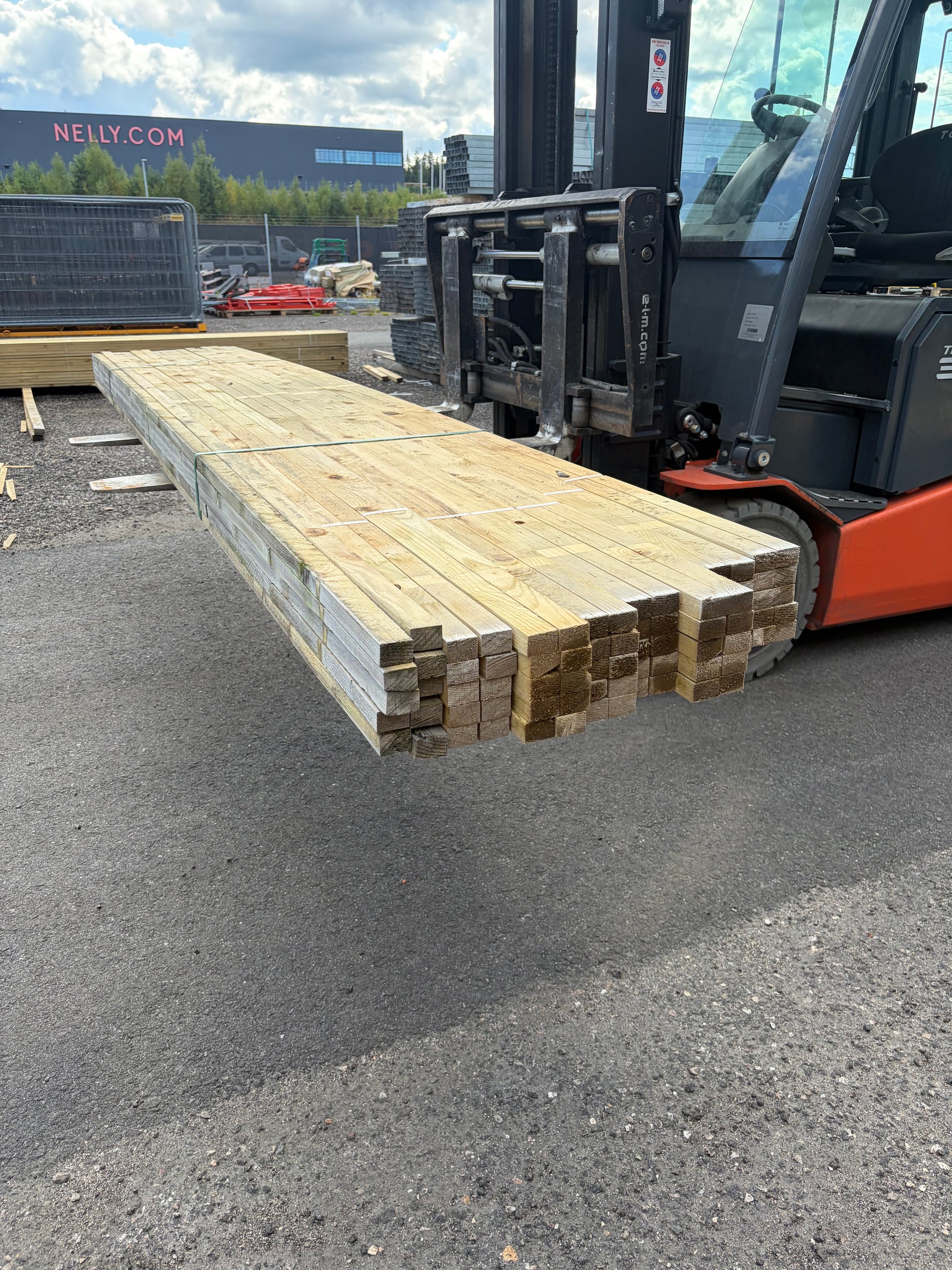 Paket Tryckimpregnerad Läkt 25x36mm, 3,6 m - 80 st