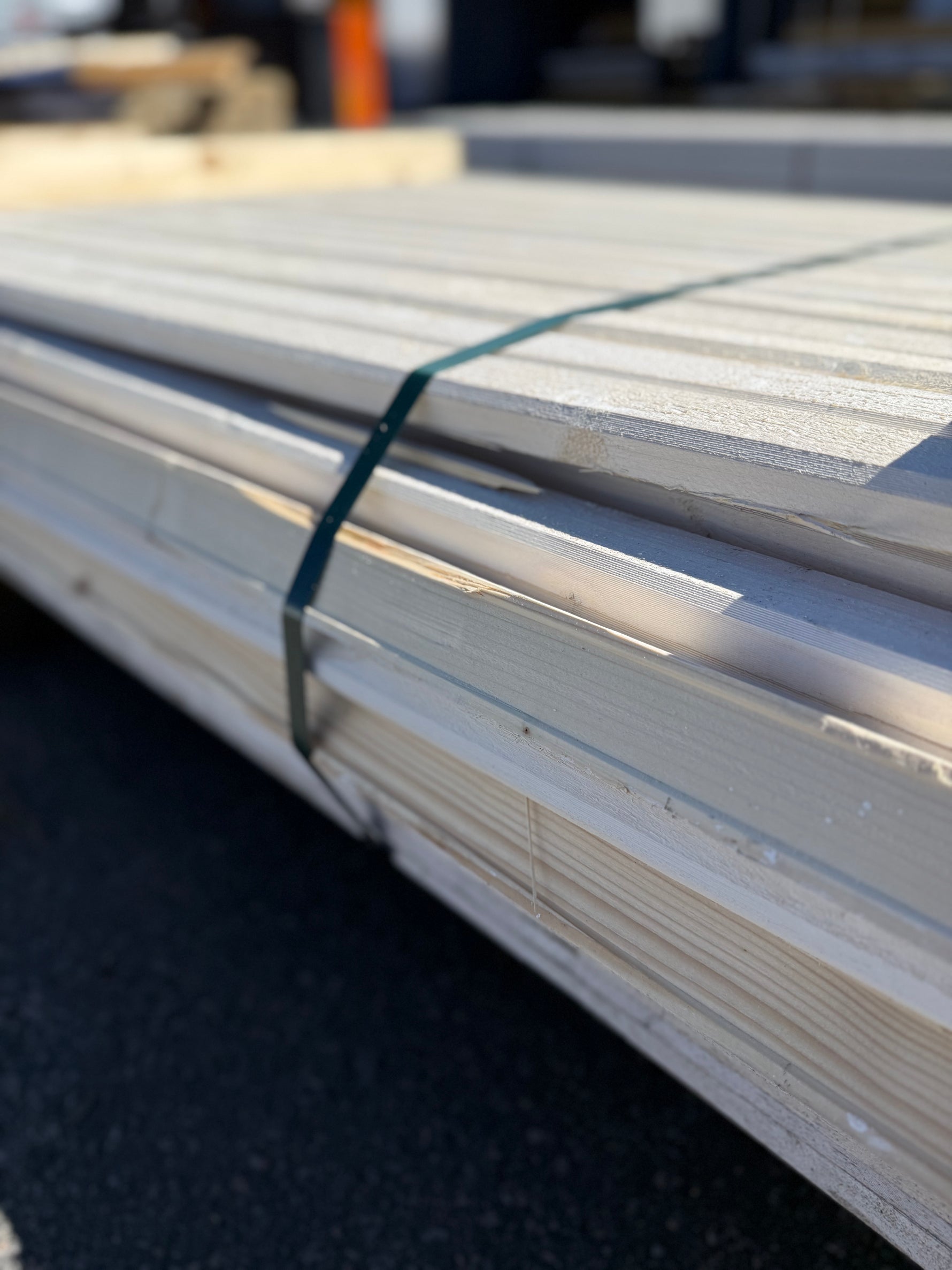 Paket Lockläkt 22x45mm, 267st 4.2m- Grundmålade