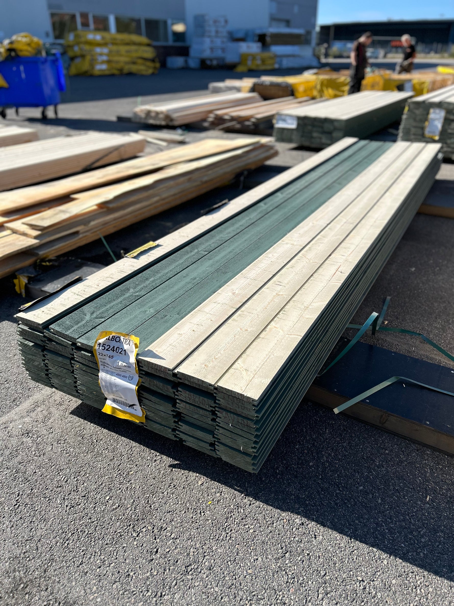 aket Falsad Spårpanel 22x145mm (4,50–4,80m) 88st Gran- Mellanstruken