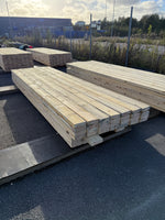 Paket Ohyvlade Reglar 47x150mm (3,30–3,60m) 49st Fuktskadat