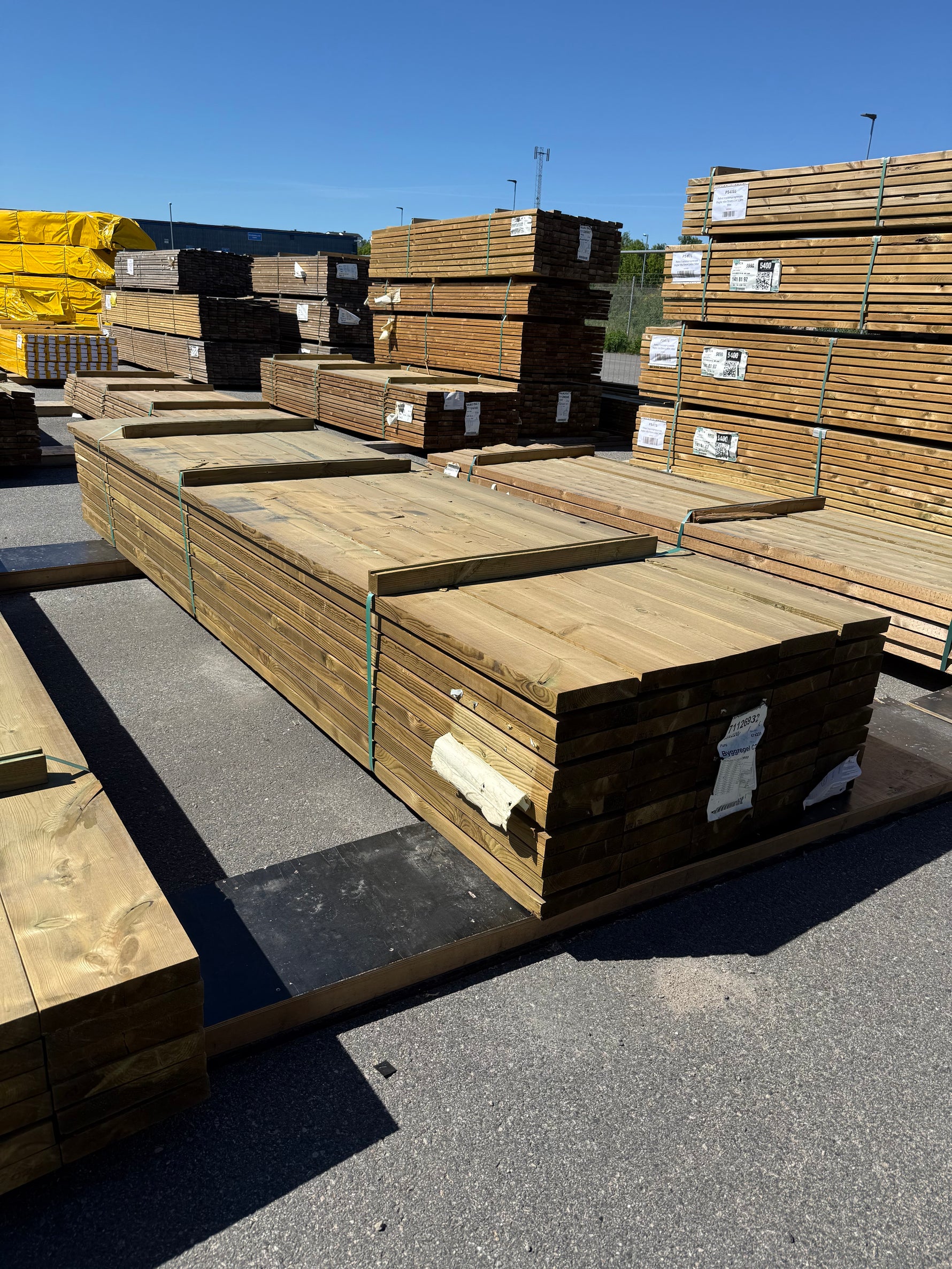 Parti Tryckimpregnerade Reglar 45x220mm 3.90m 50st NTR A