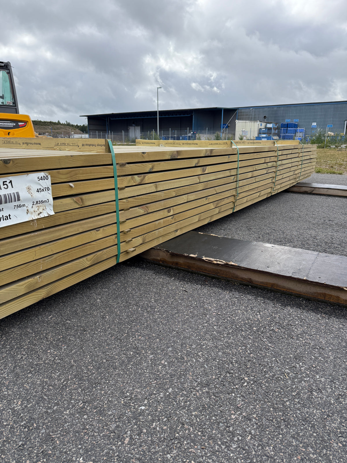 Paket Tryckimpregnerade Reglar 45x70mm, 140st 5,40m