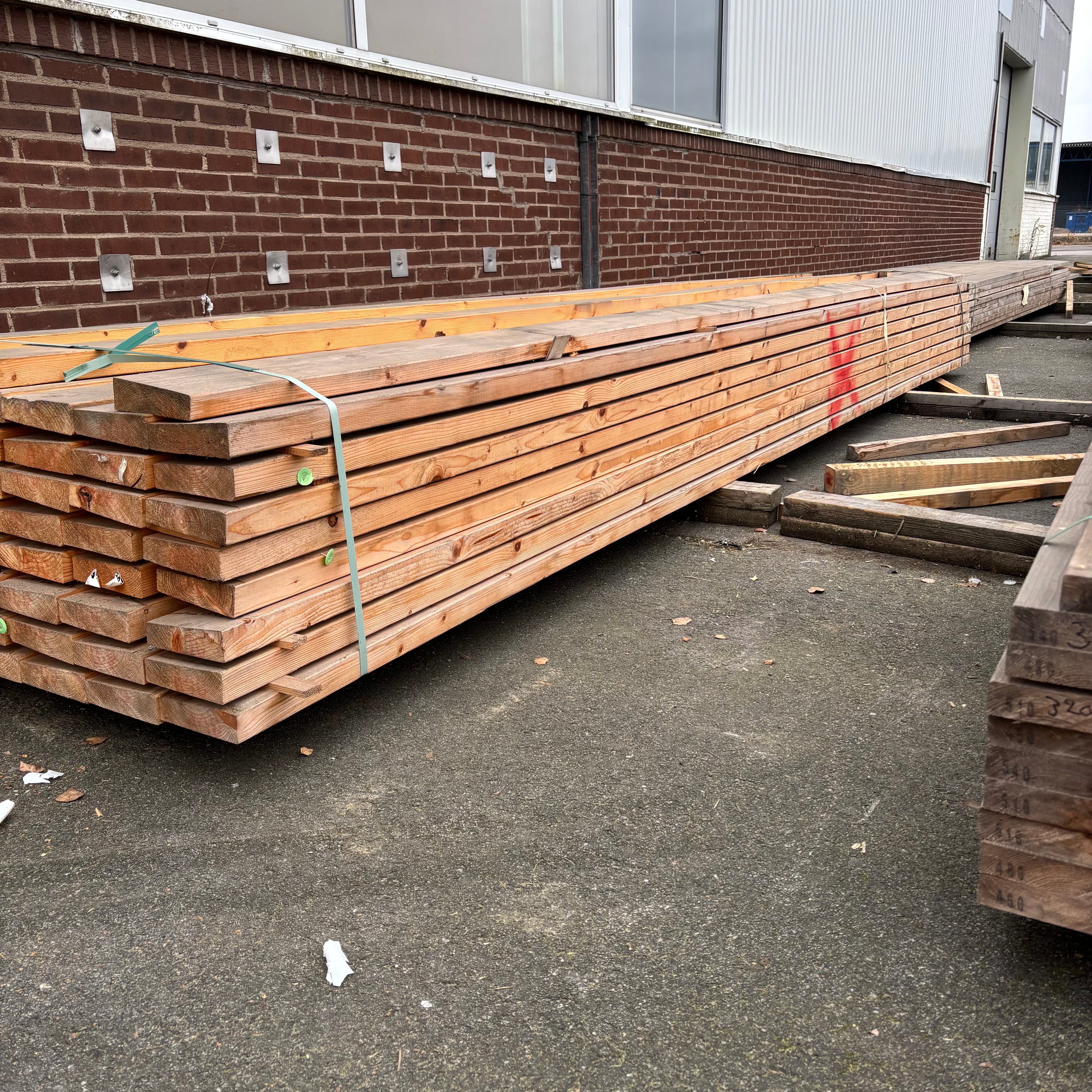 Paket Reglar 45x145mm – 59 st (5,40 m, Hyvlade, Fallande tjocklek)