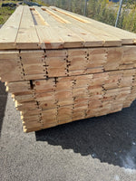 Paket Hyvlad Panel med Spont 34x145 – 165st – 4.20 m – ANDRASORTERING