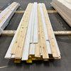 Paket Spårpanel 13x120mm – 135 st (4,40 m, furu, vitlasyr + lack)
