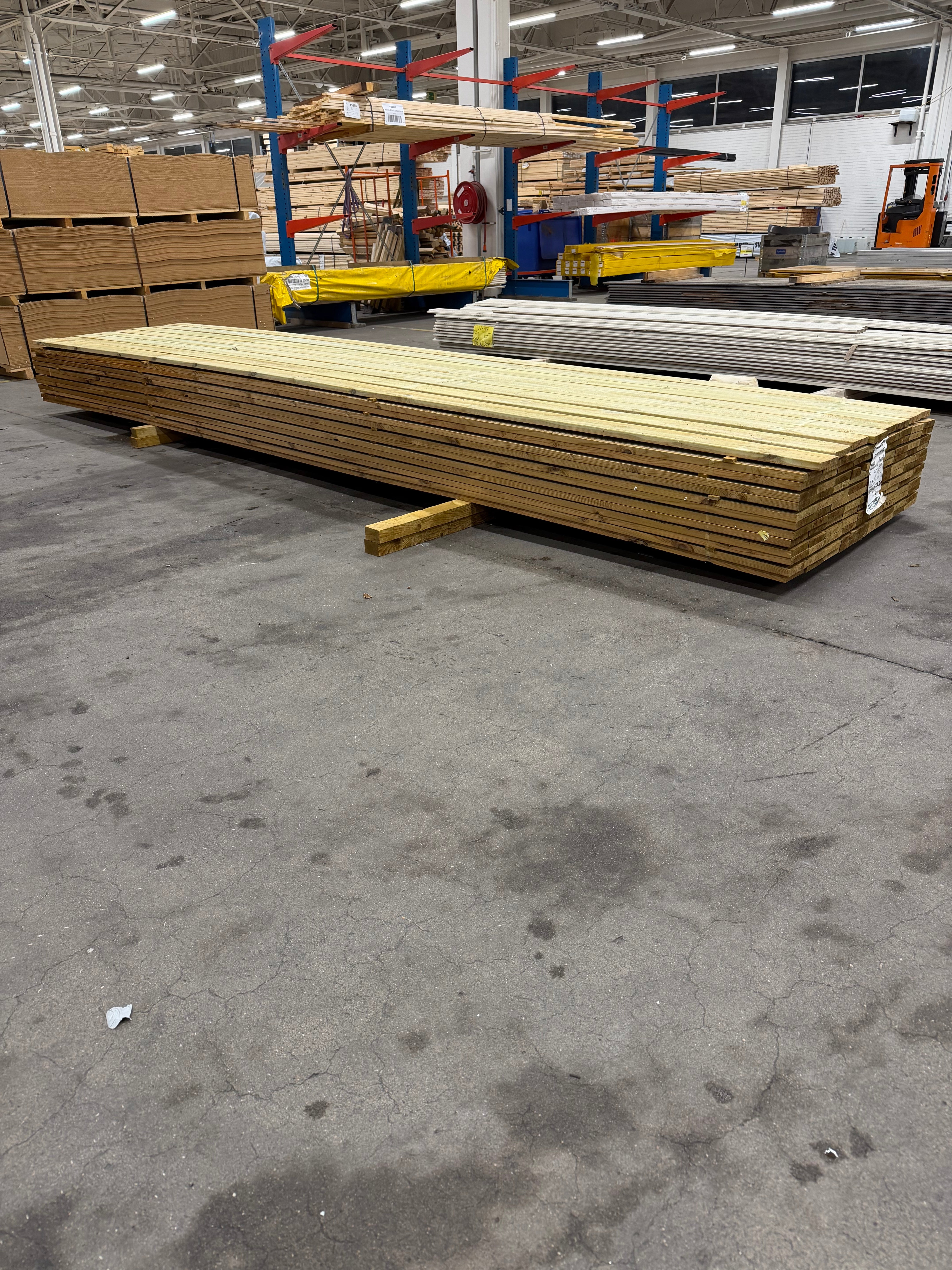 Paket Finsågad Panel 22x120 mm – 116 st 4,8 m, furu Tryckimpregnerad