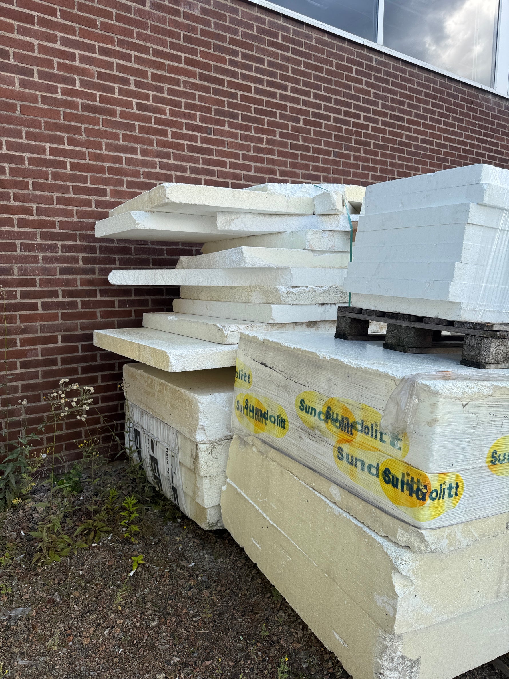 Stort blandparti Cellplast – Blandade mått och tjocklekar