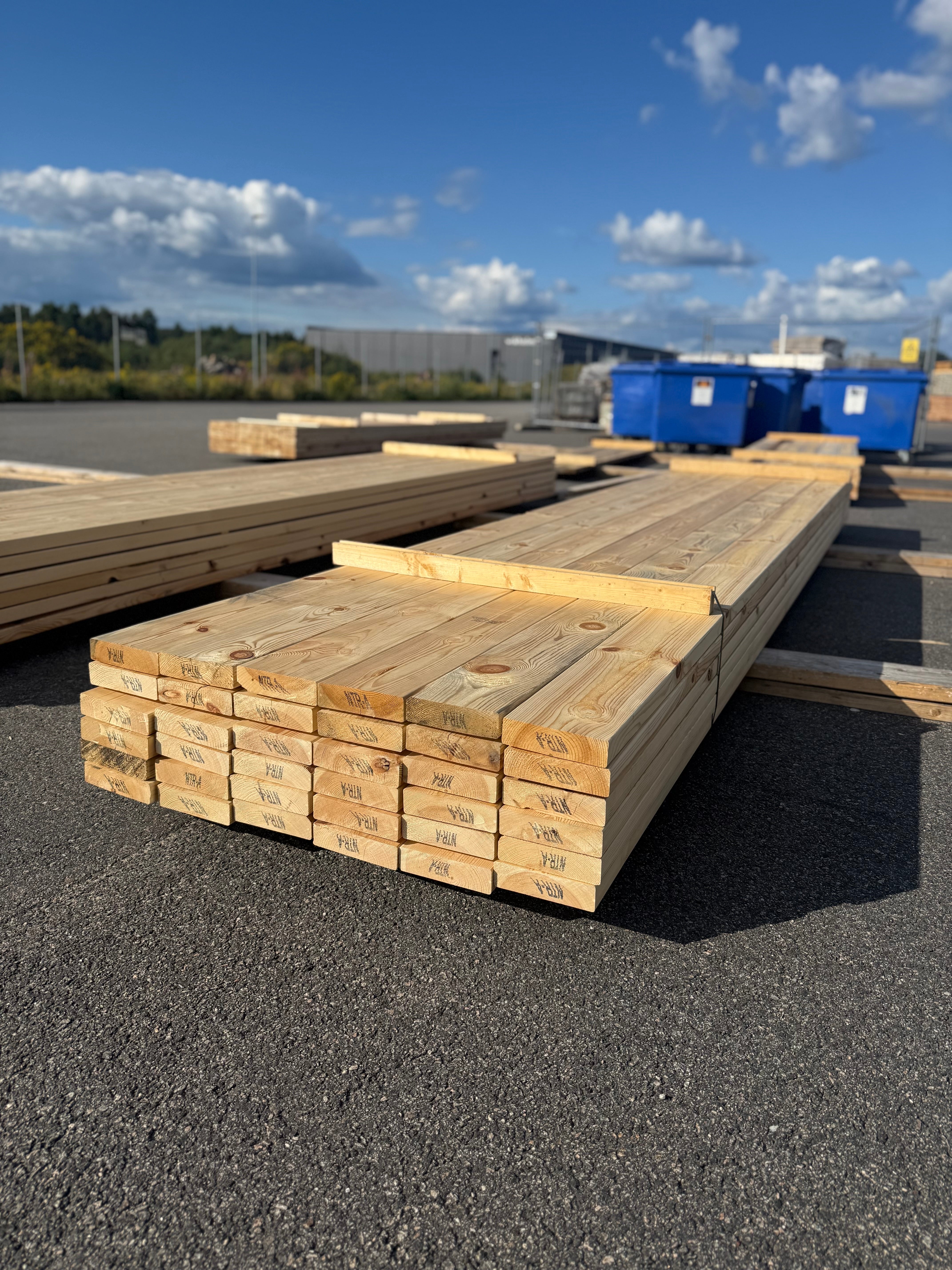 Paket Reglar 45x170mm 5.10m 36st Furu