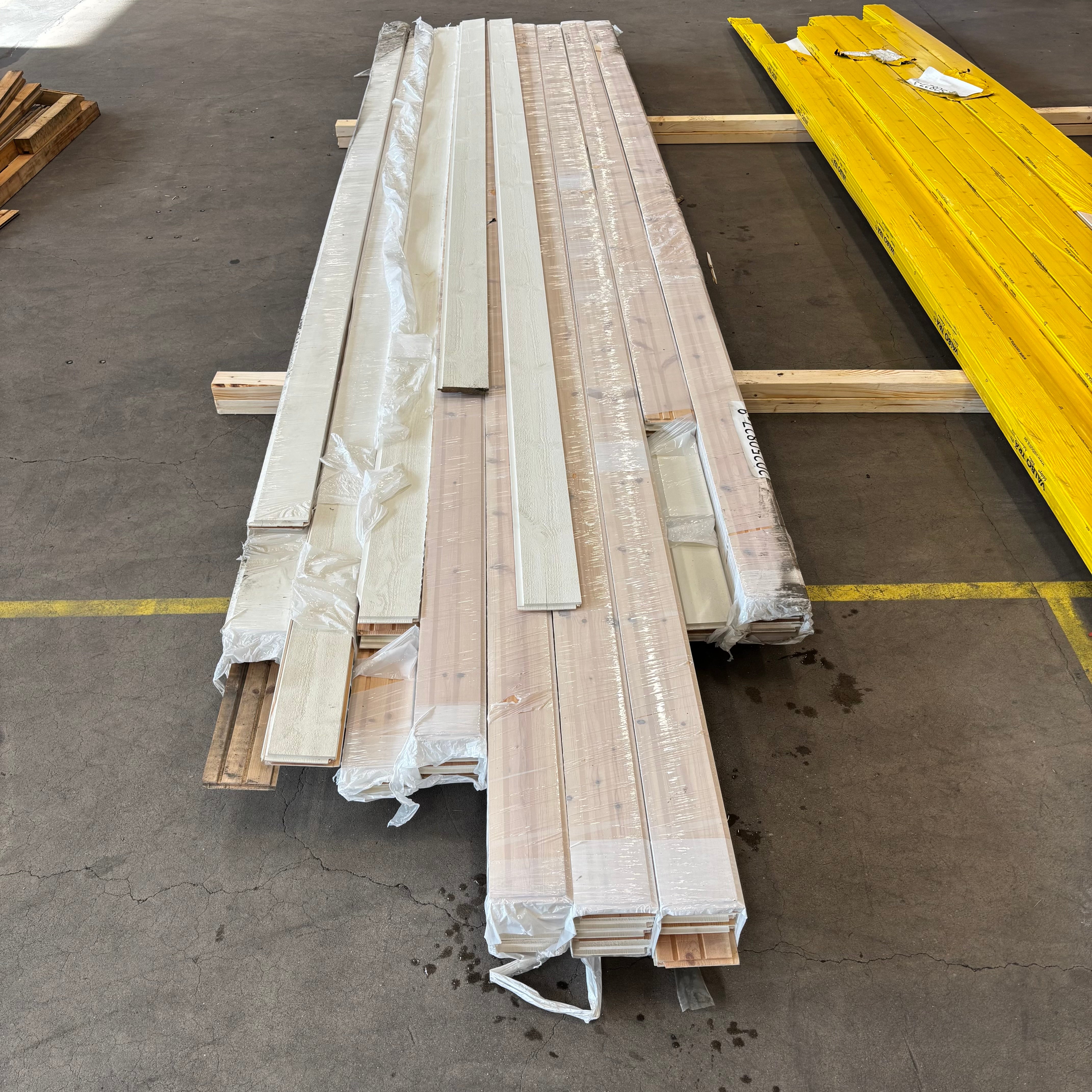 Paket Innerpanel Finsågad Vit 15x120mm 52st – Medellängd 4.19m