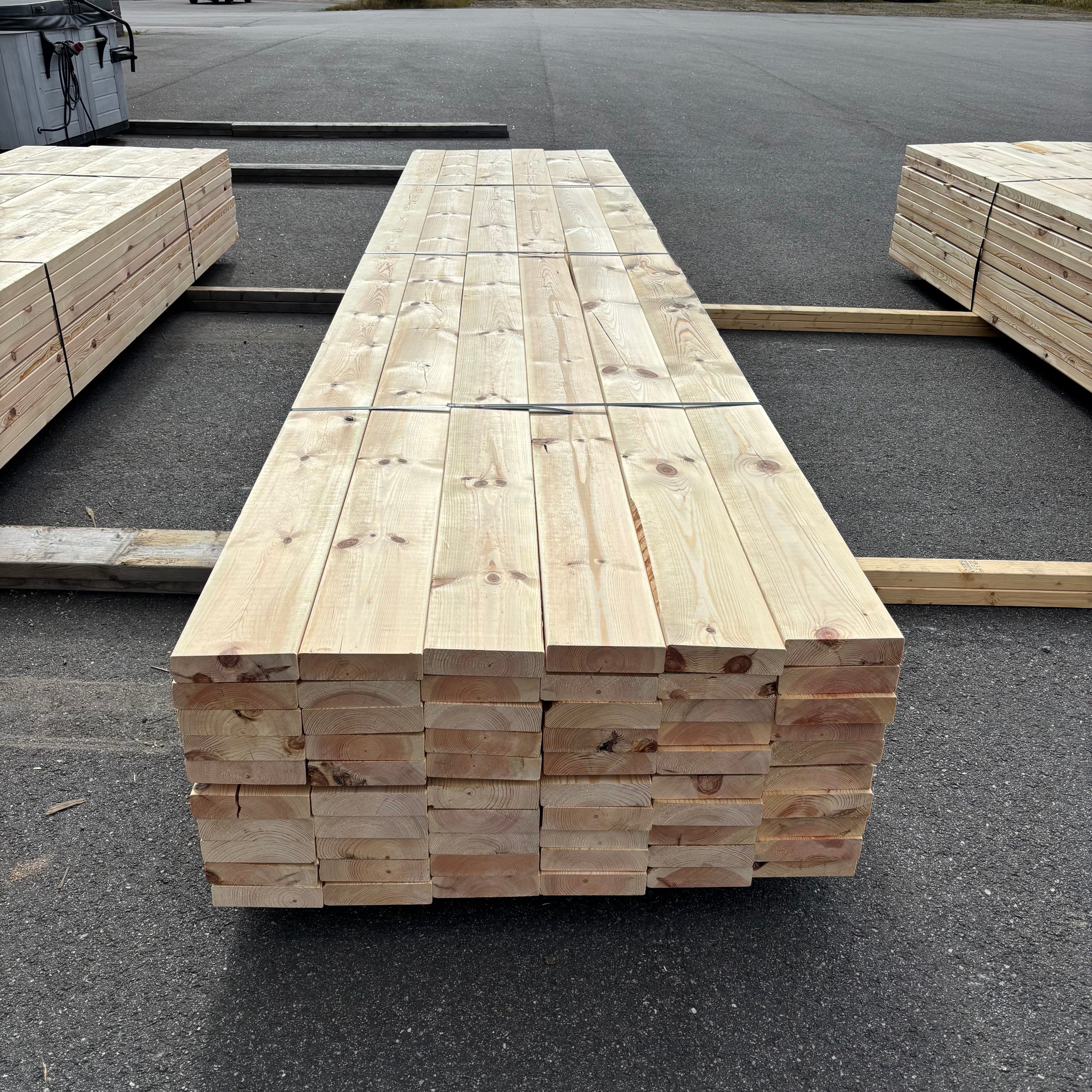 Paket Reglar 45x170mm – 60 st (4,80 m, furu)
