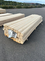 Paket Spårpanel 22x120 mm – 3,60–4,20 m (Andra sortering)