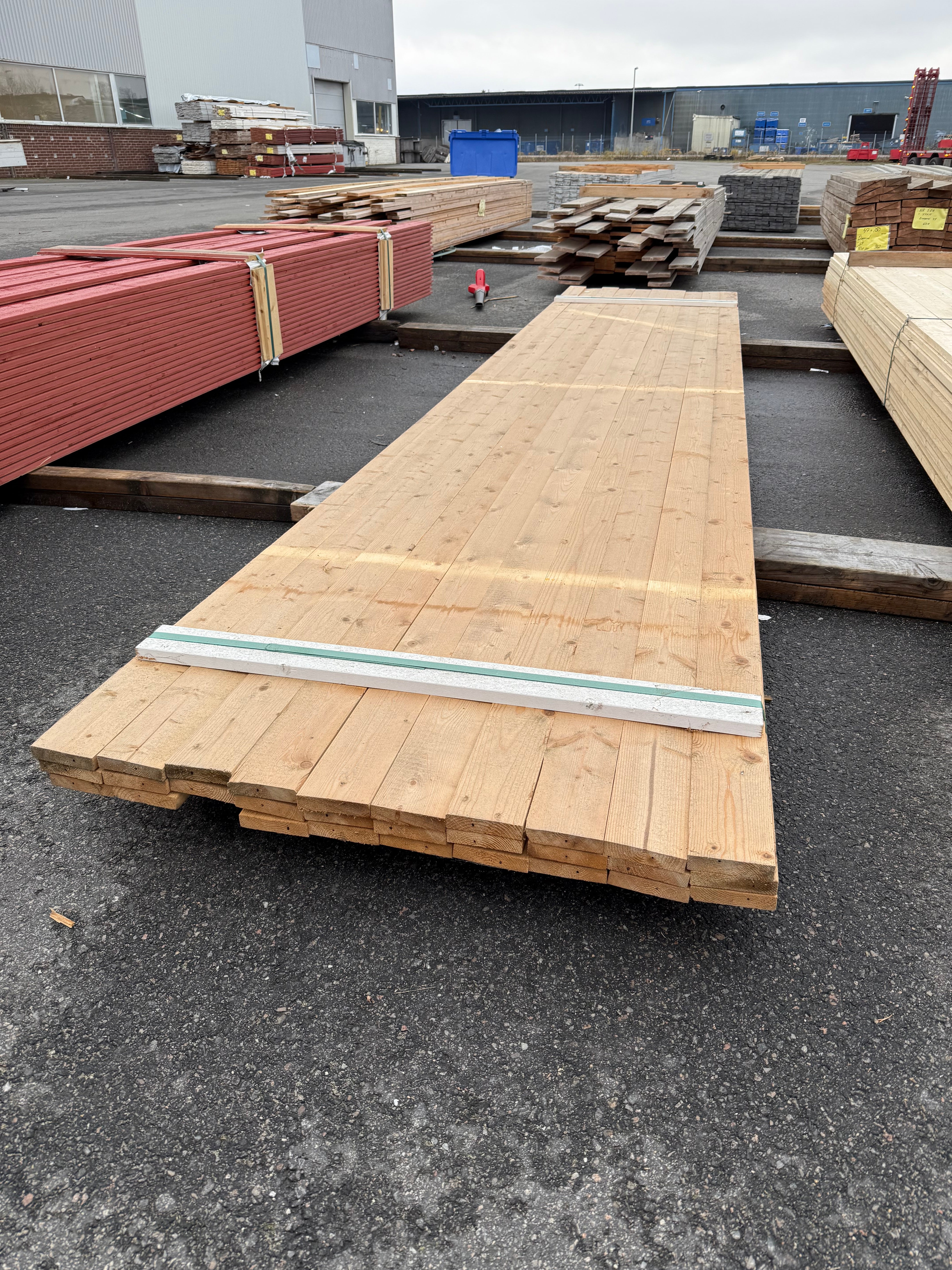 Paket Brädor 21x95mm – 30 st (4,80 m, Obehandlad Gran)