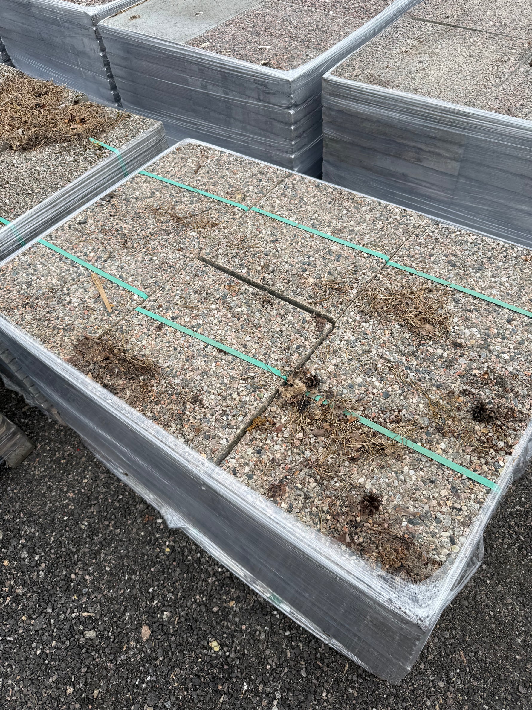 Frilagda Plattor 400x400x45mm – Natursingel (säljs per styck)