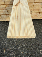 Paket Obehandlad Rillad Trall 28x120mm Furu 3,60m – 117st (Andra Sortering)