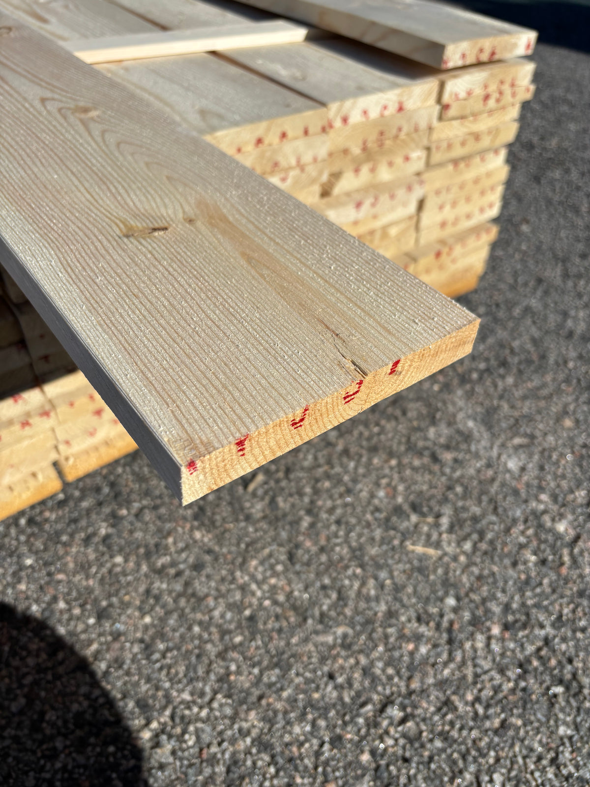 Paket Finsågade Brädor 22x145mm 3,60m 87st (Andra Sortering)