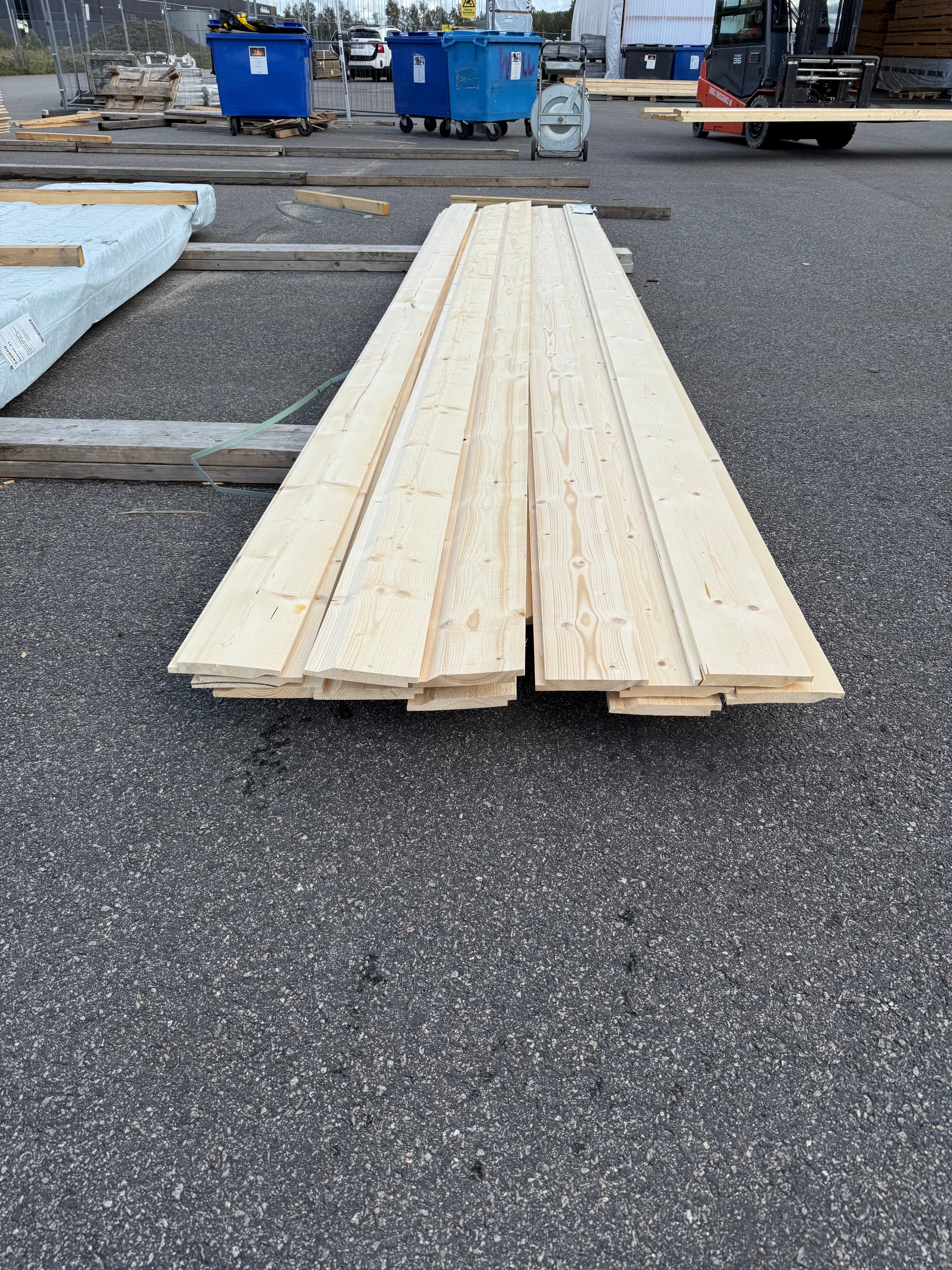 Paket Norgepanel 21x170mm 5.10m 14st