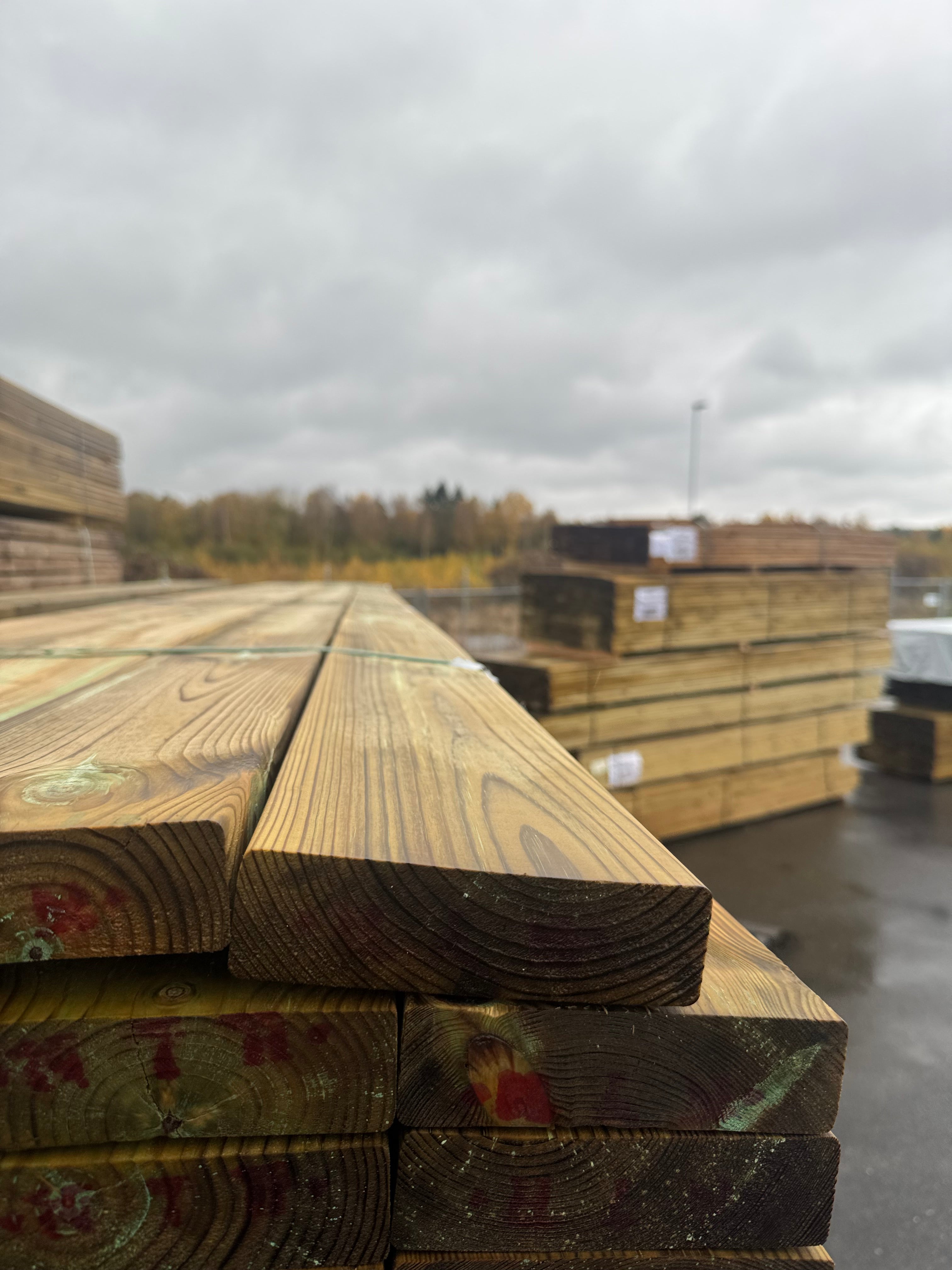 Paket Reglar 38x140mm – 85 st (4,80 m, Tryckimpregnerad Furu)