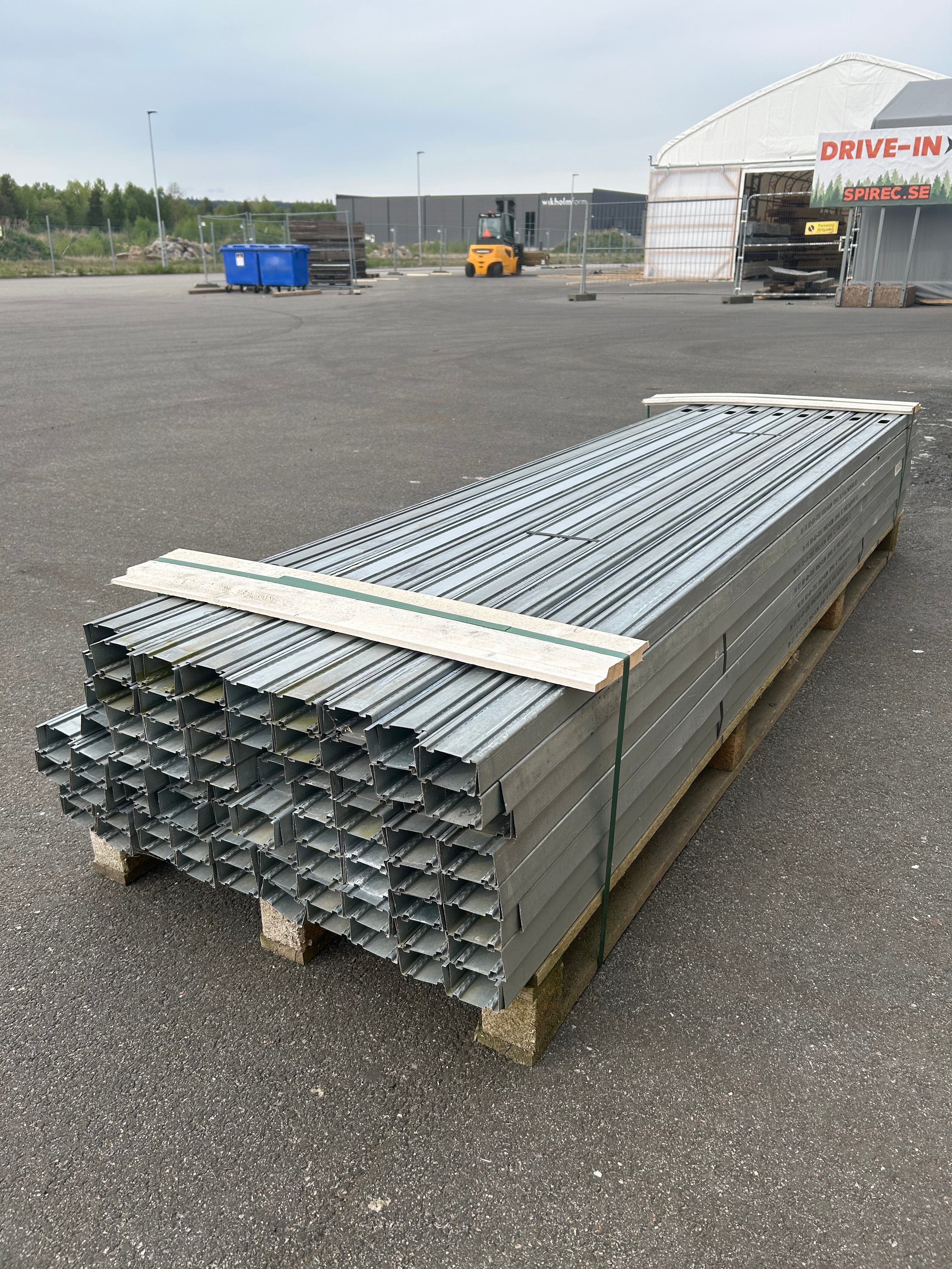 Paket Stålreglar 70mm 152st