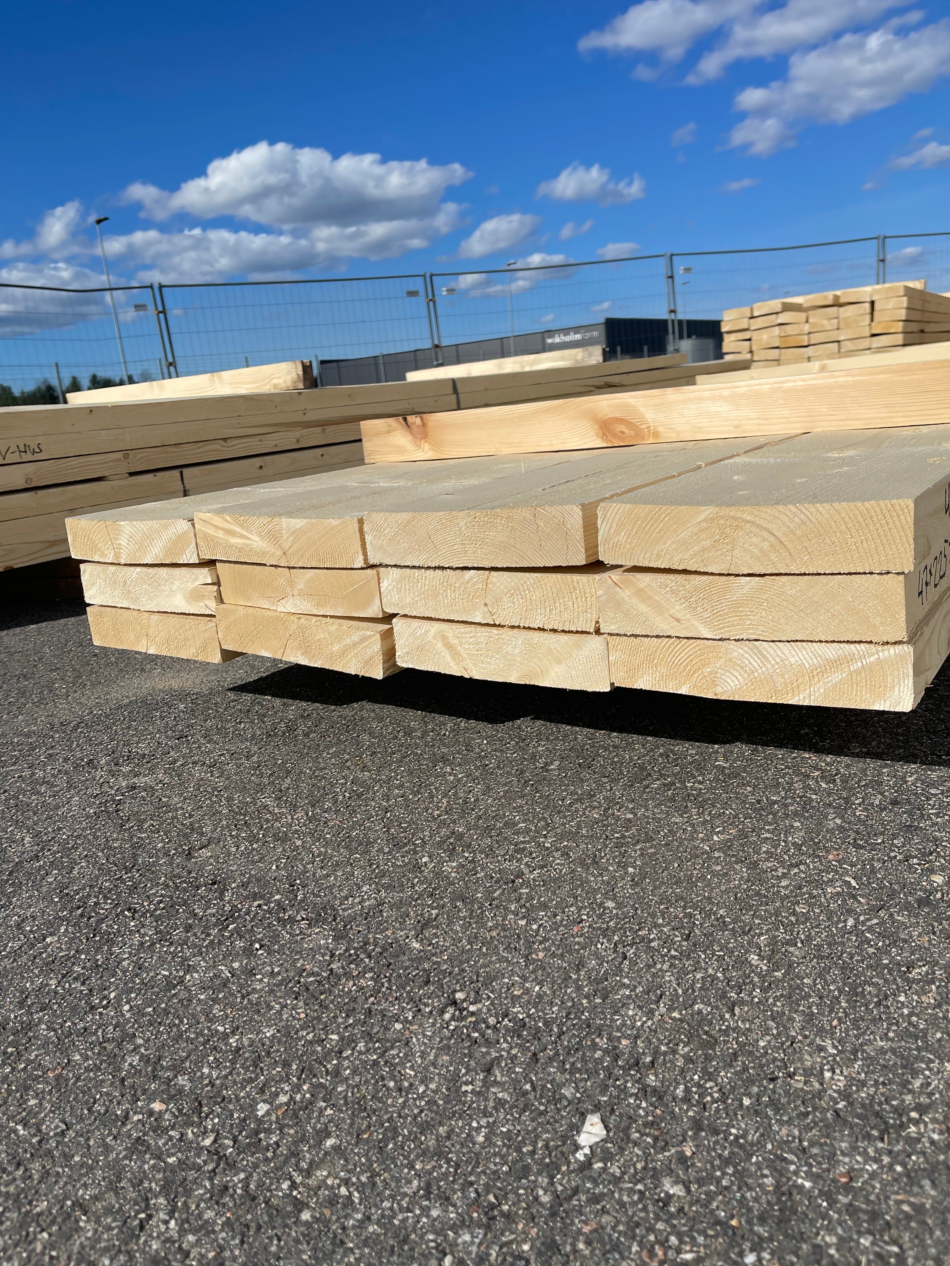 Paket Reglar Ohyvlade 47x225 mm – 4,80 m (8 st) + 5,40 m (4 st)