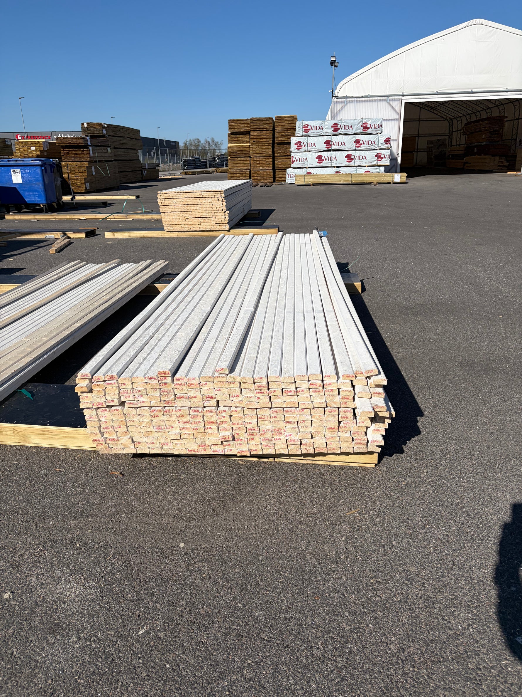Paket Lockläkt 22x45mm,286st 3.6m- Grundmålad