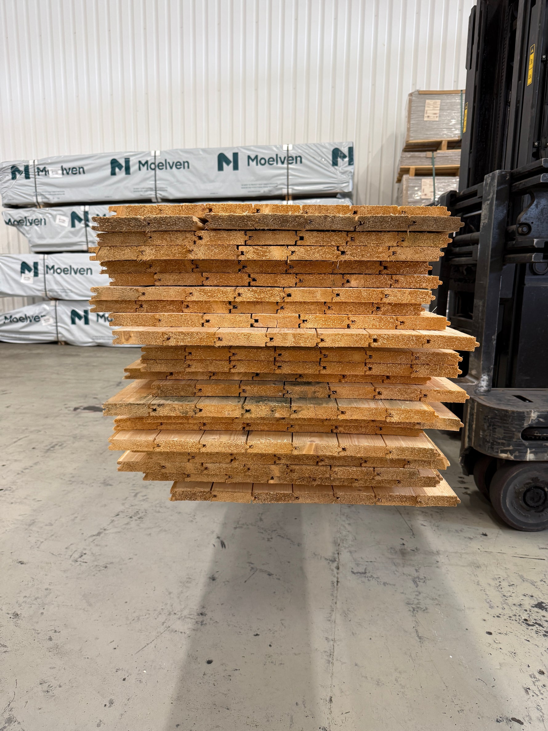 Parti Råspontluckor 20x540x3600mm 25st (Mögelskadat)