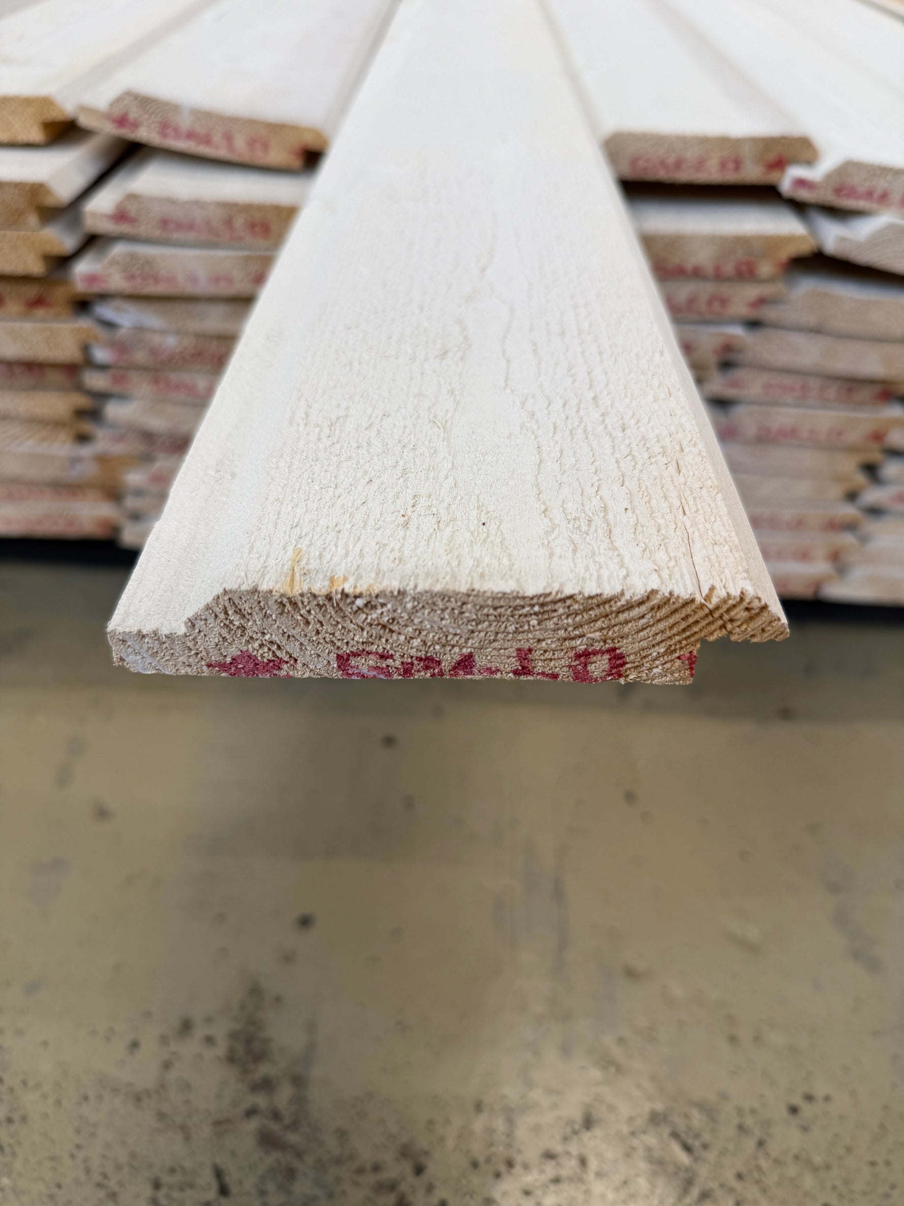 Paket Ytterpanel Dubbelfas Halvspont 22x120mm, 101st 4,50m Grundmålad