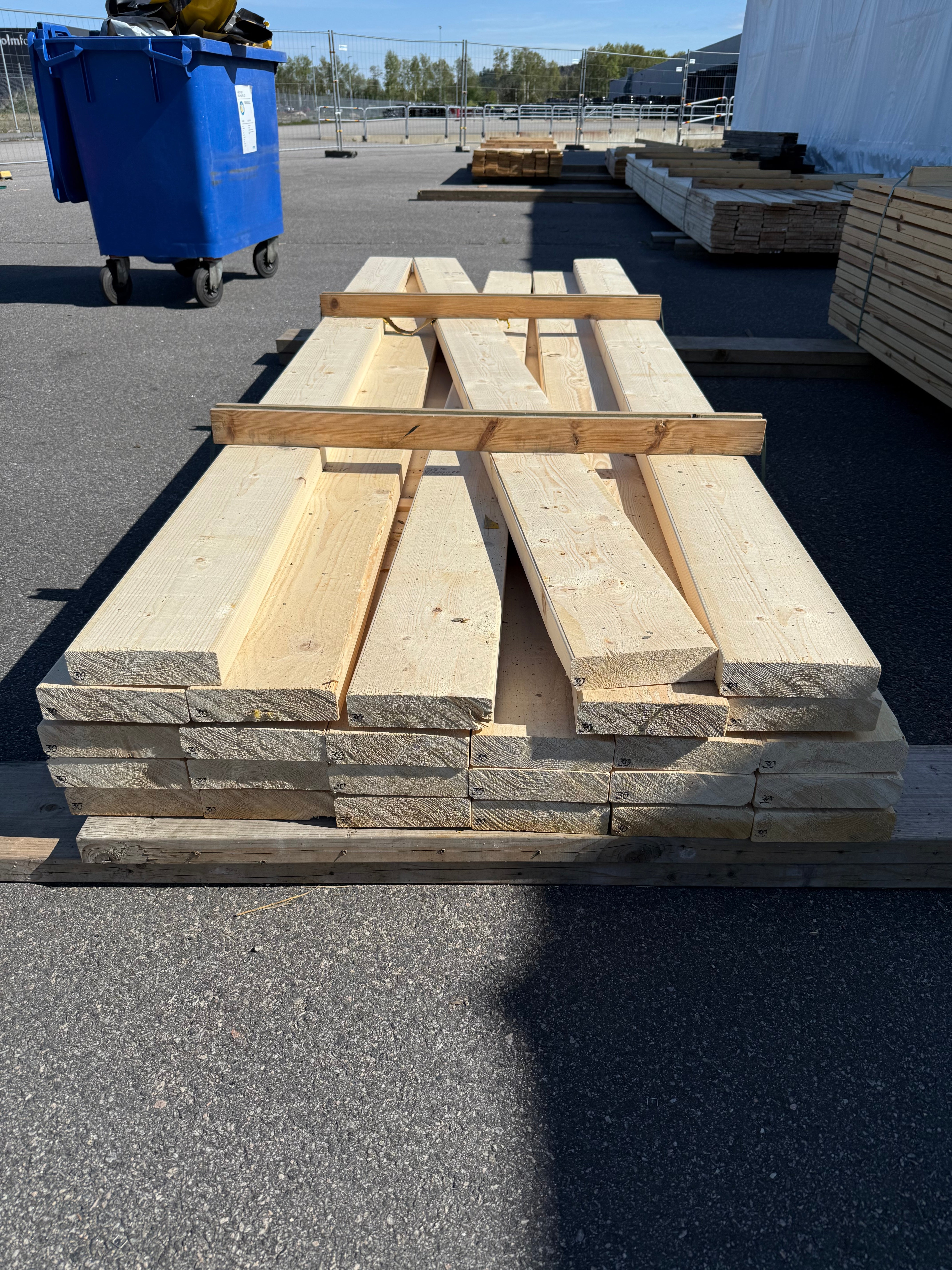 Paket Reglar 45x170mm 3.0m C24 Felhyvlade 26st