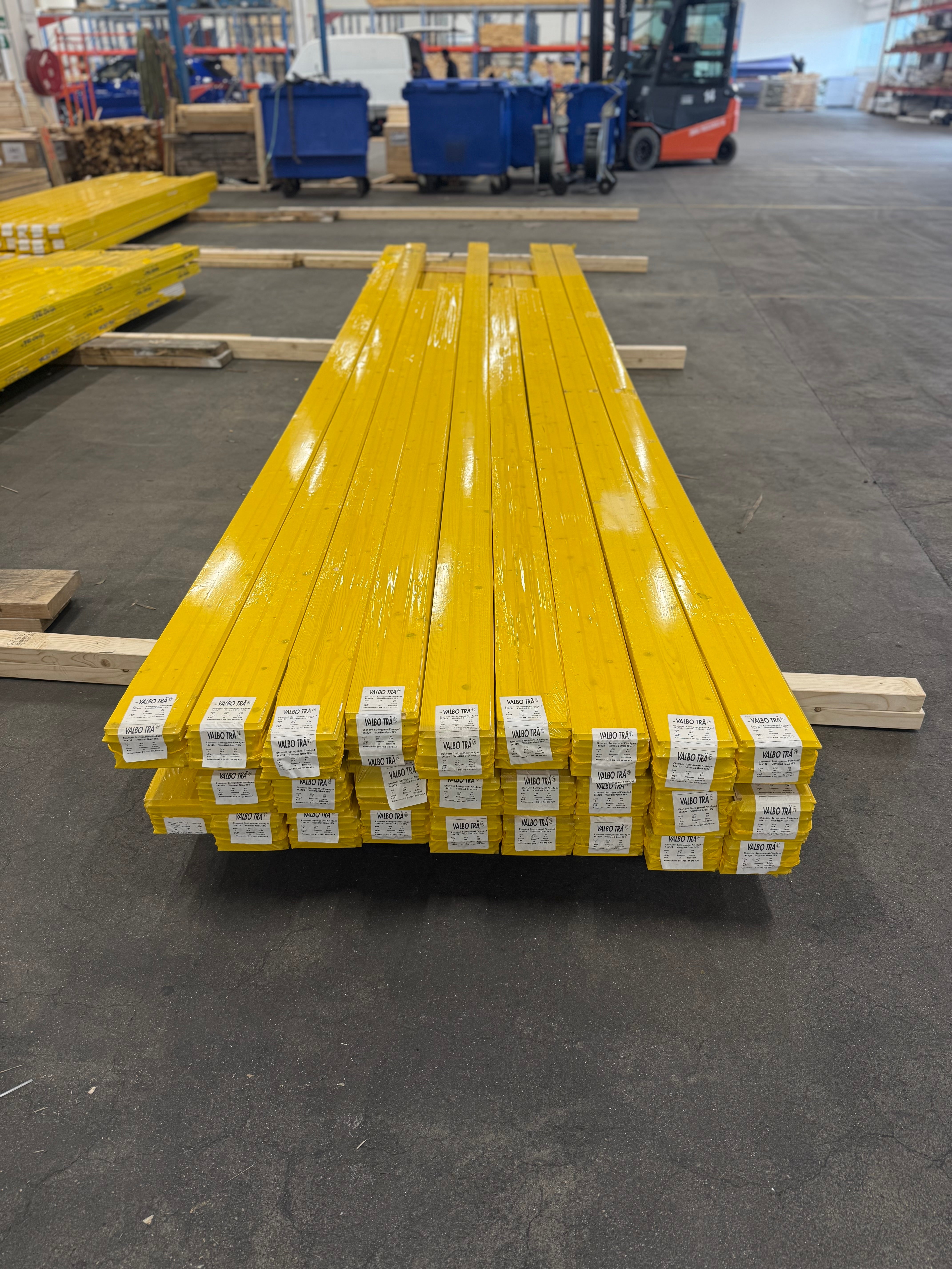 Paket Innerpanel Springpanel Finsågad 14x120mm 162st Vit