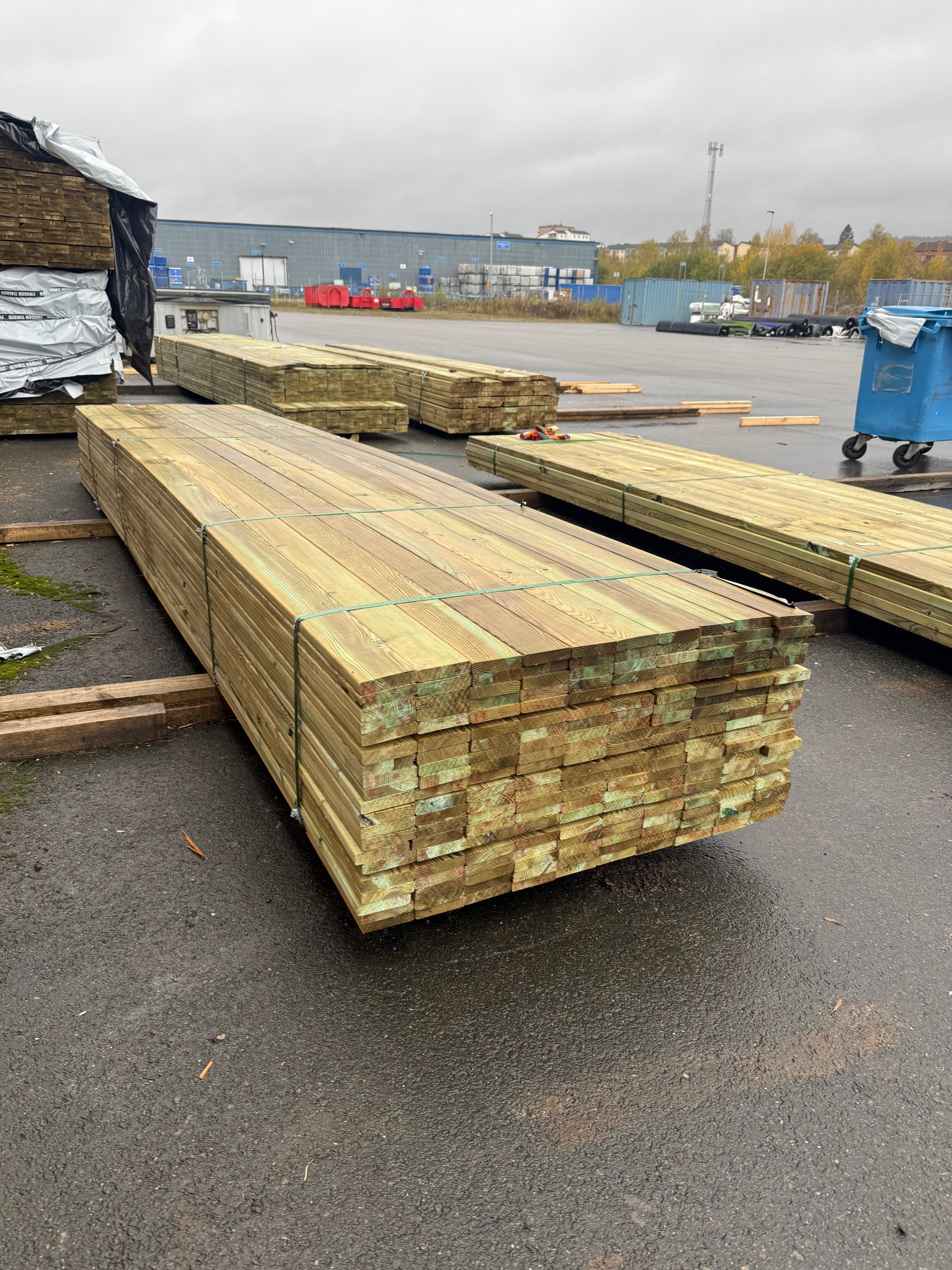 Paket Trall 22x95mm – 200 st (4.50–4.80m) Tryckimpregnerad B-sort