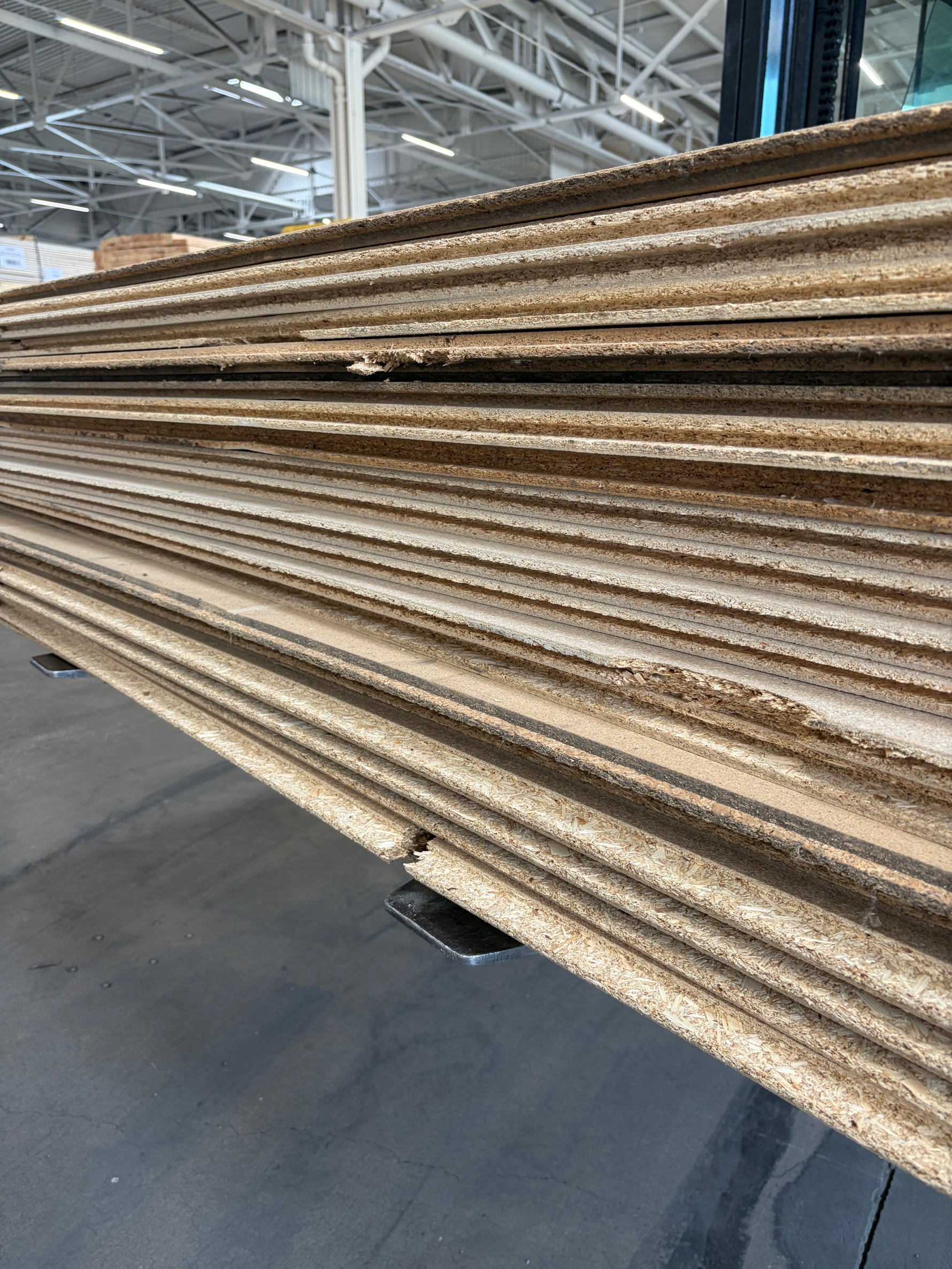 Parti Golvspånskivor 22x620x2420mm, Utsorterade – 24st