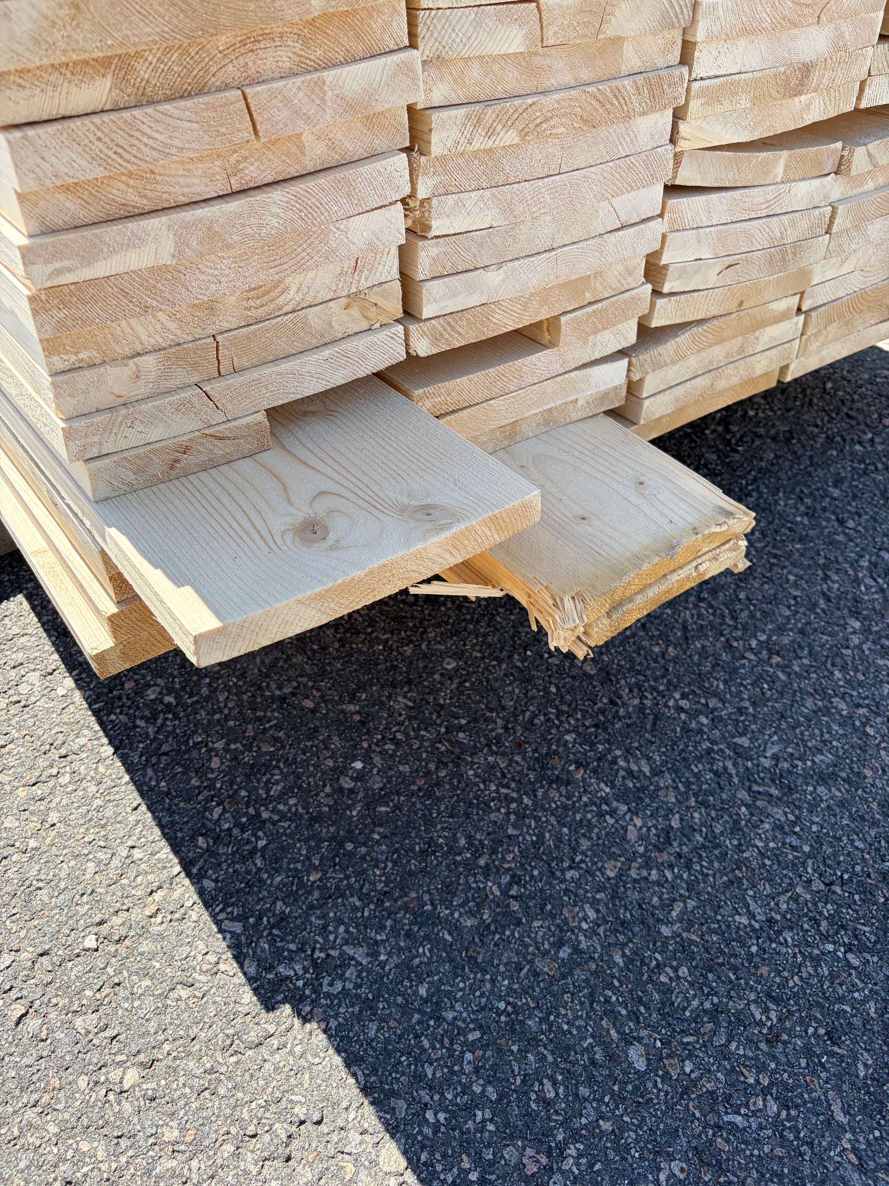 Paket Ytterpanel 22x195mm, 139st 3,60–5,40m (Andra sortering)