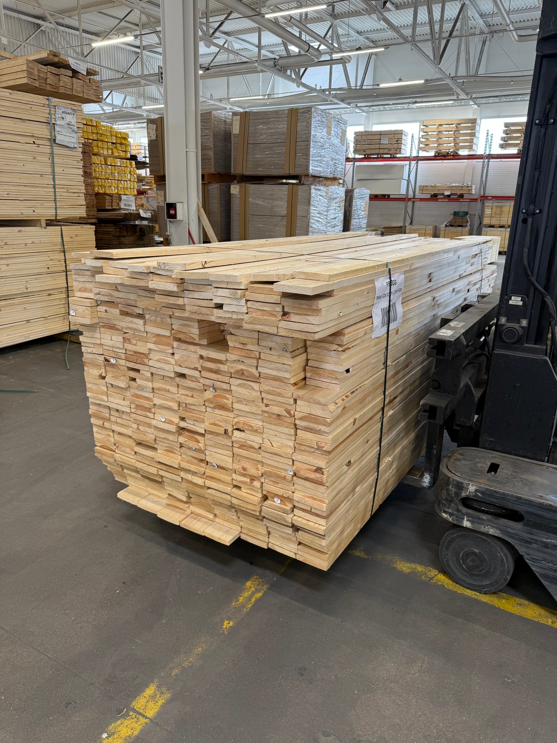 Paket Brädor 22x125mm, 418 st 2,40 m