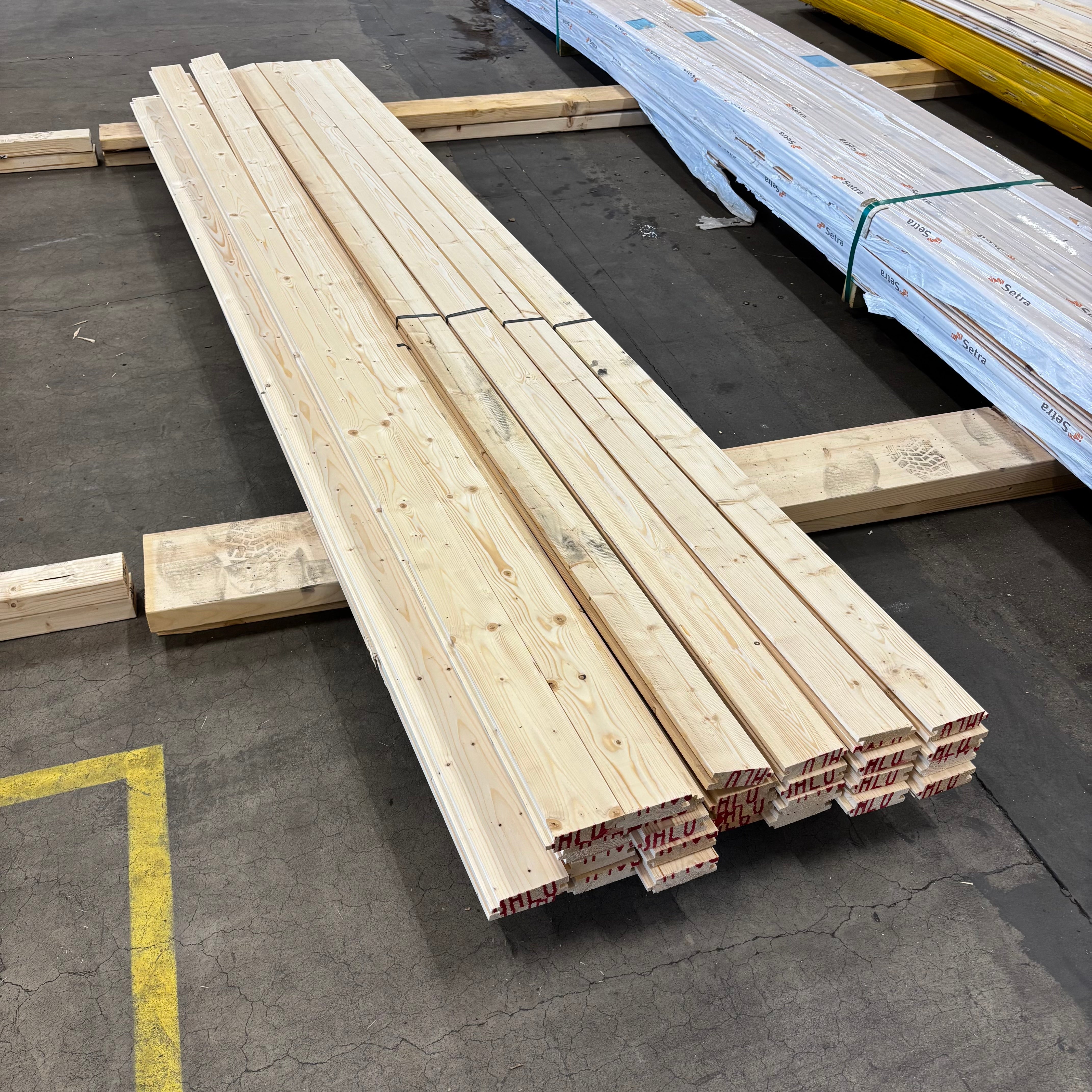 Paket Golv 28x92mm – 28 st (3,00 m, obehandlad furu)