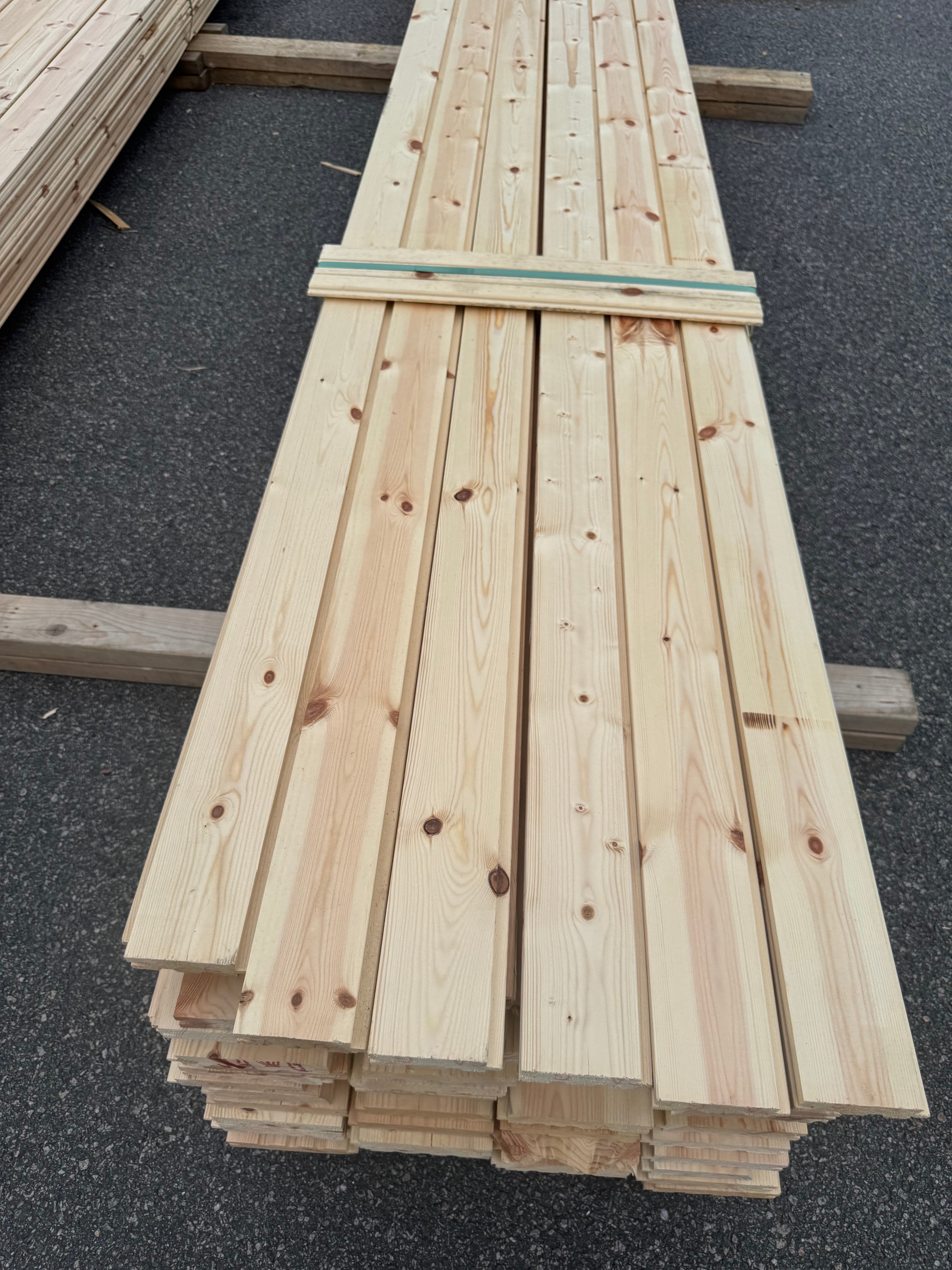 Paket Golv – Blandade Dimensioner (66 st / 3,3–4,25 m)